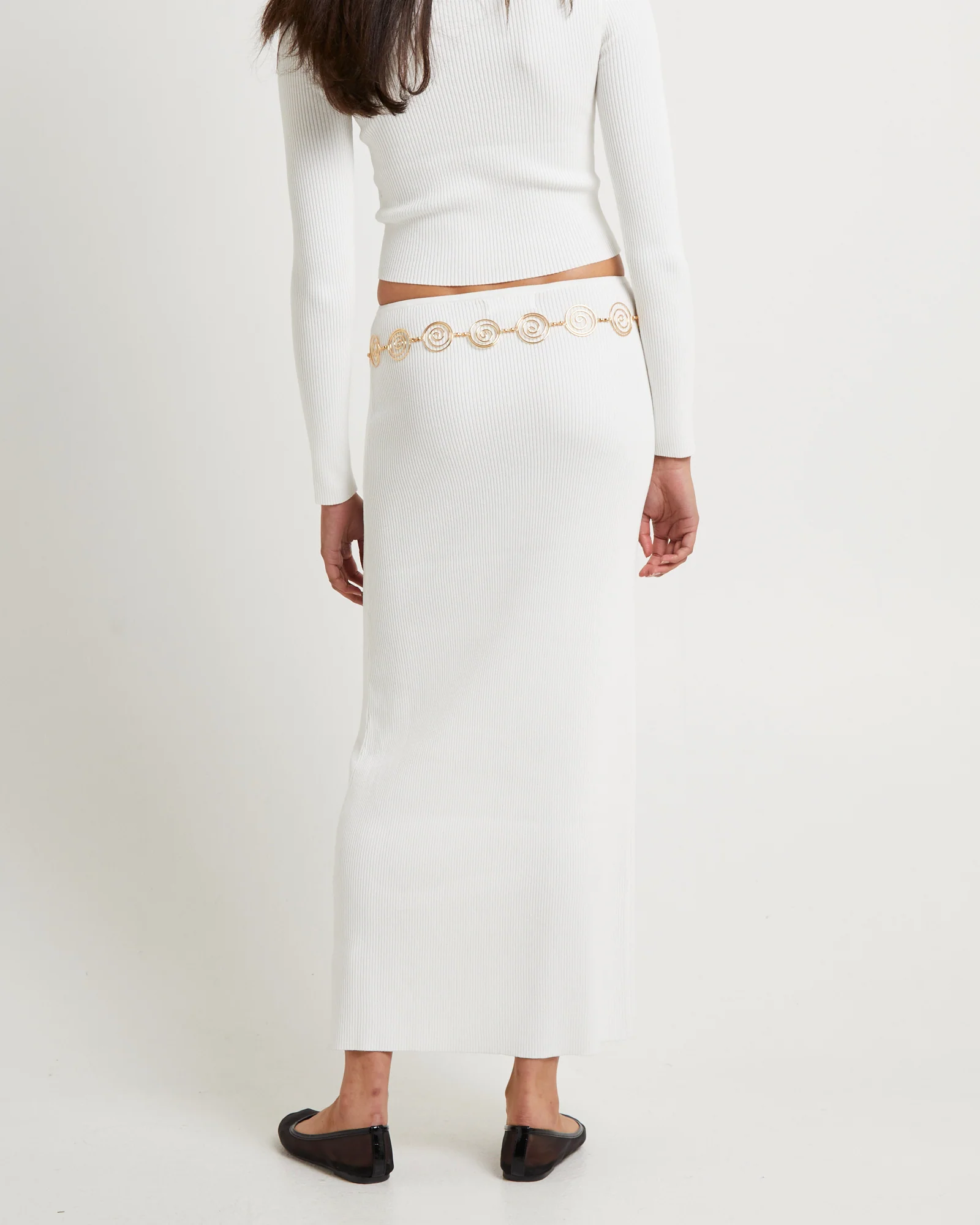 Kelse Knitted Maxi Skirt - Image 2