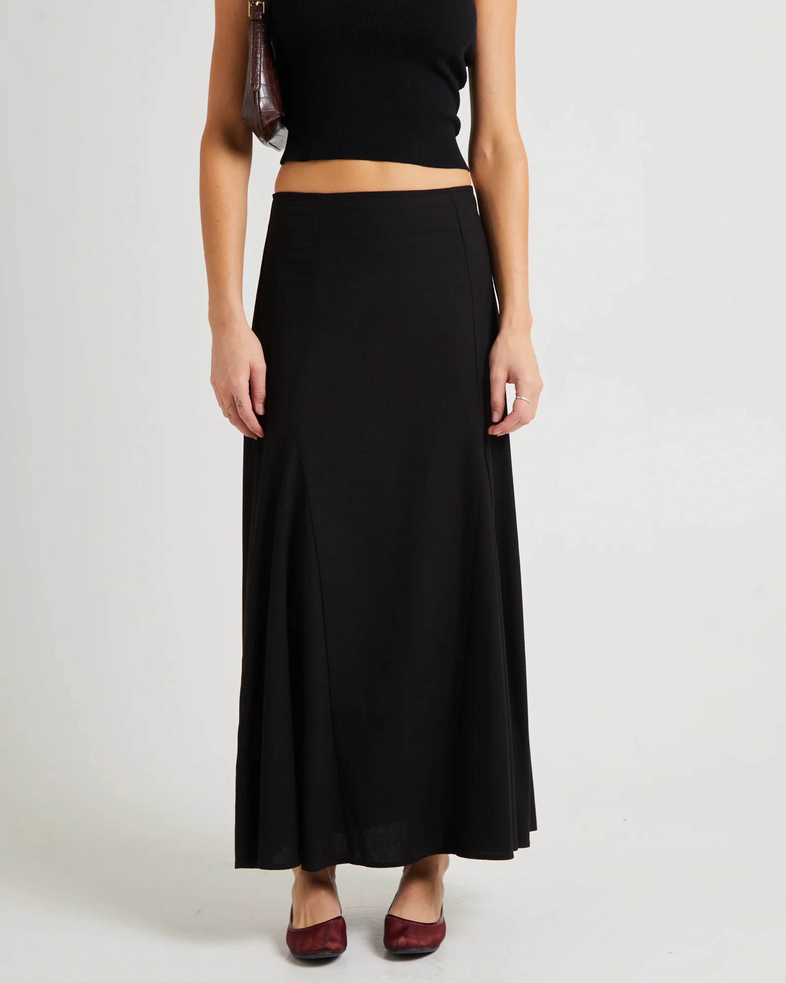 Kenzie Godet Full Maxi Skirt