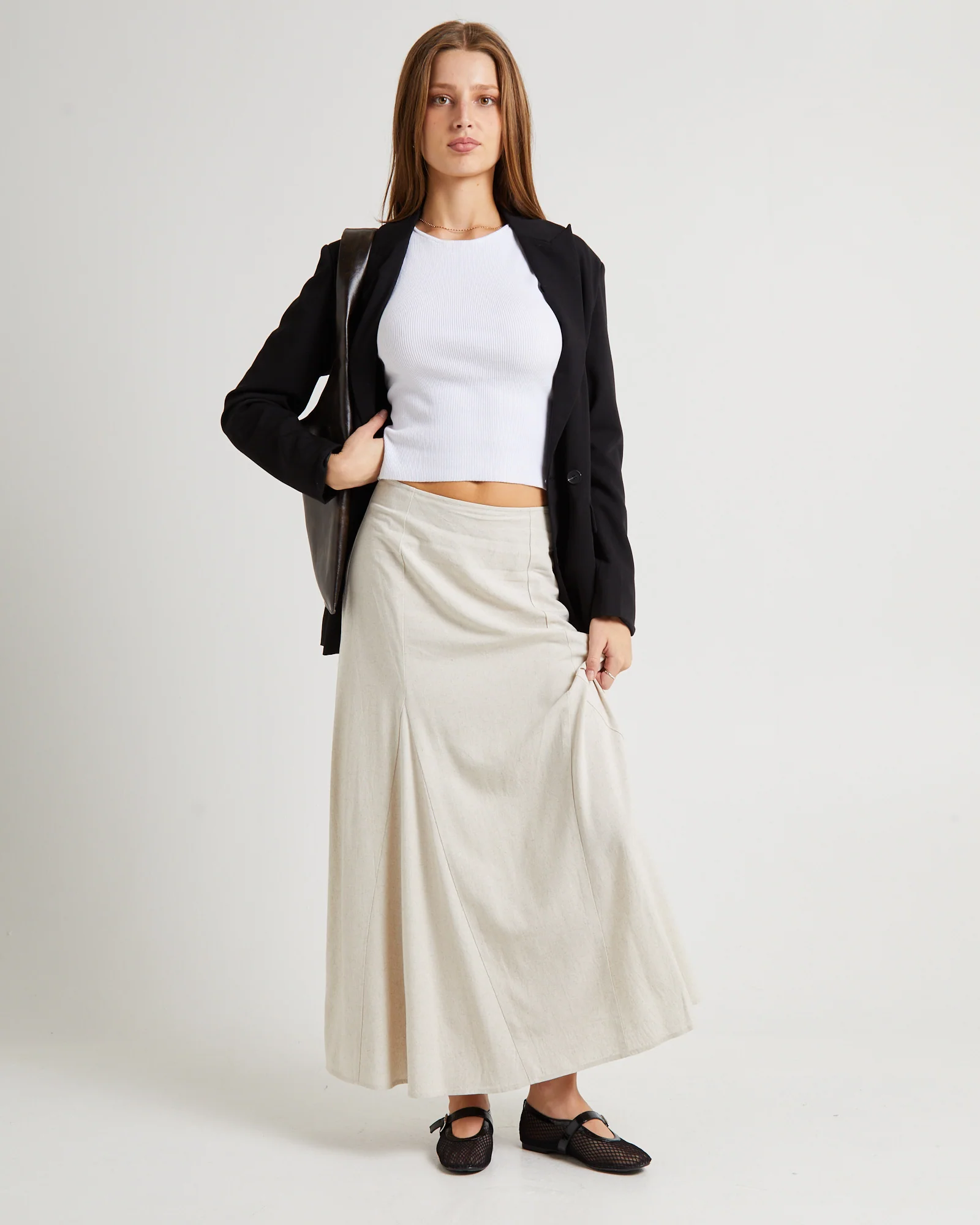 Kenzie Godet Full Maxi Skirt - Image 3