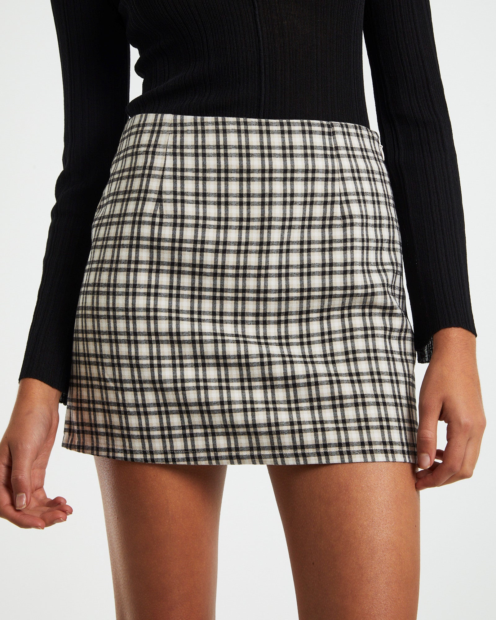 Kerby Check Mini Skirt in Assorted - Image 5