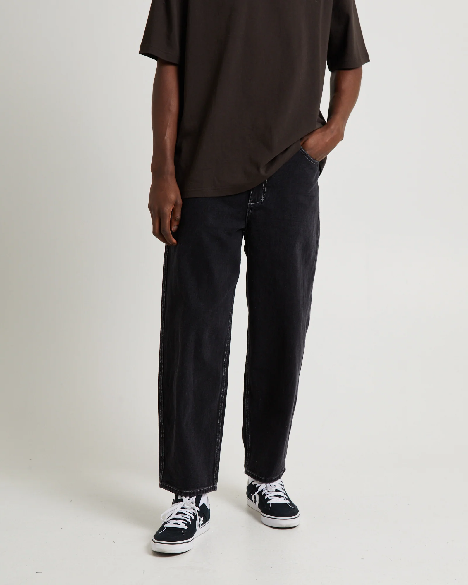 Knocker Contrast Stitch Denim Jeans