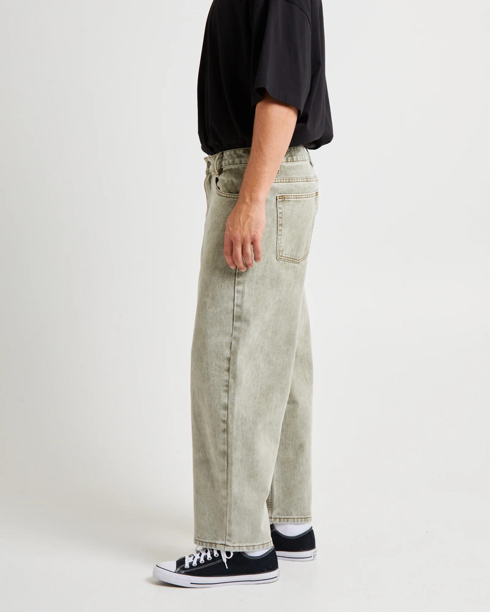 Knocker Wide Leg Denim Jeans - Image 5