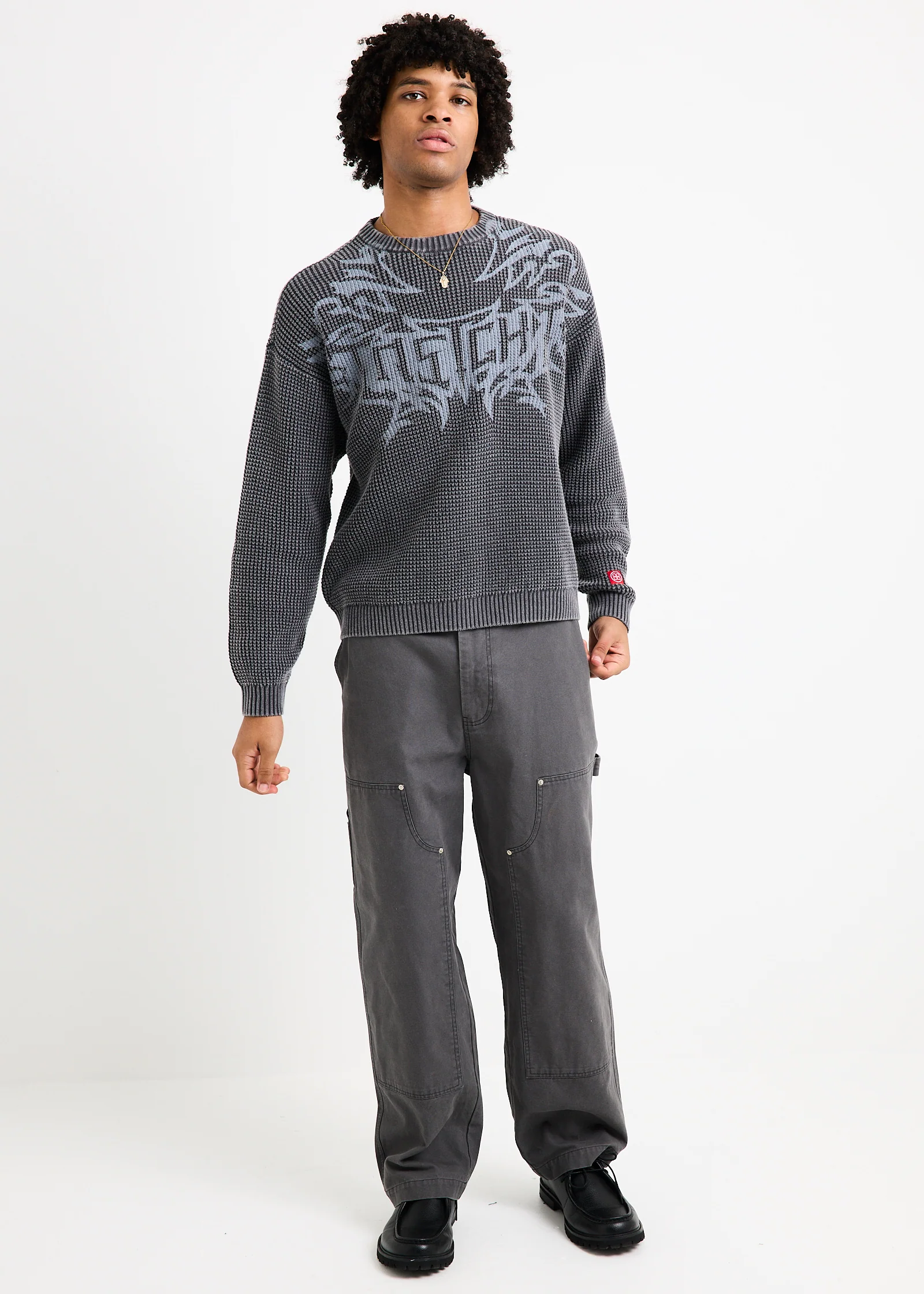 Kontiki Waffle Knit Sweater - Image 2