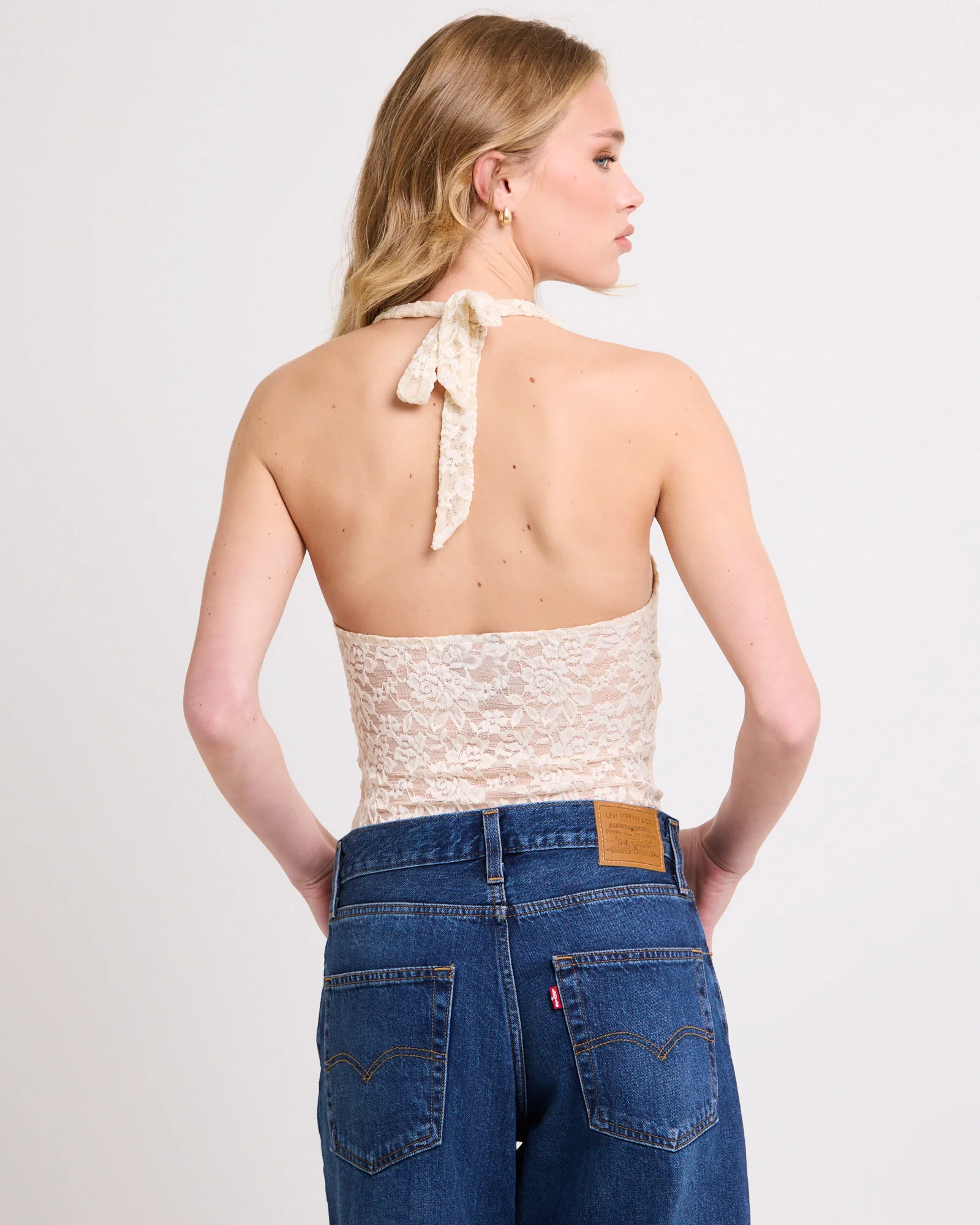 Kye Lace Halter Top - Image 2