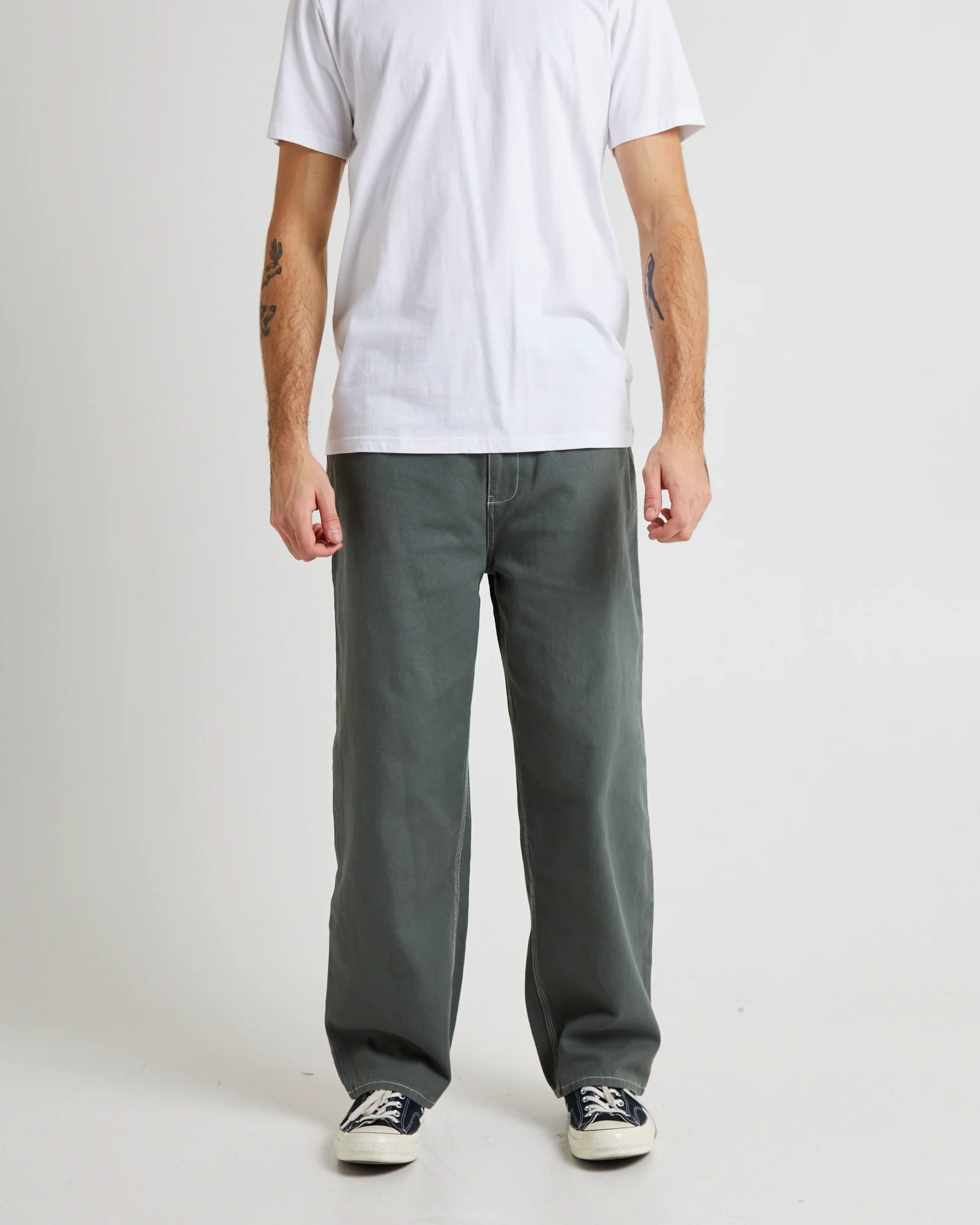 L-Five Relaxed Worker Pant Aircraft Green
