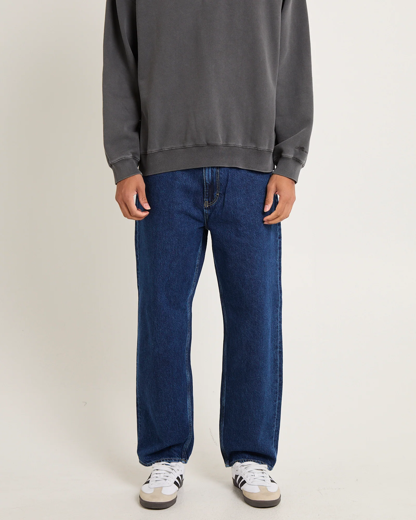 L-Four Baggy Denim Jeans Cash Indigo