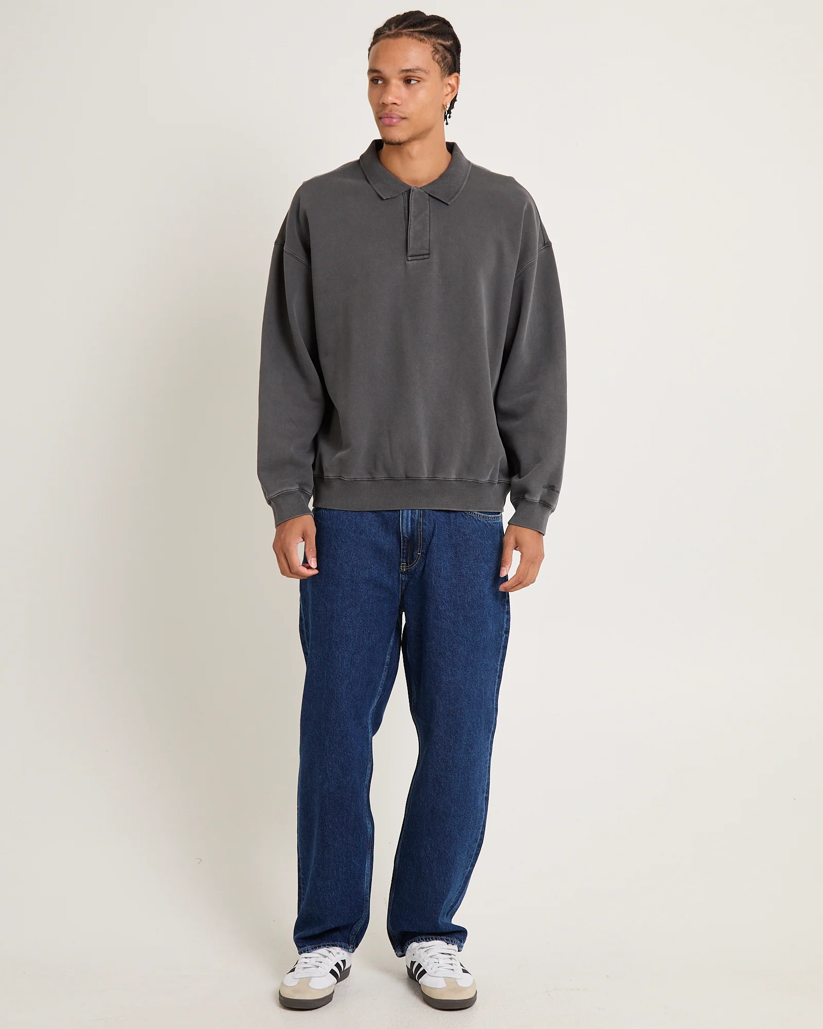 L-Four Baggy Denim Jeans Cash Indigo - Image 3