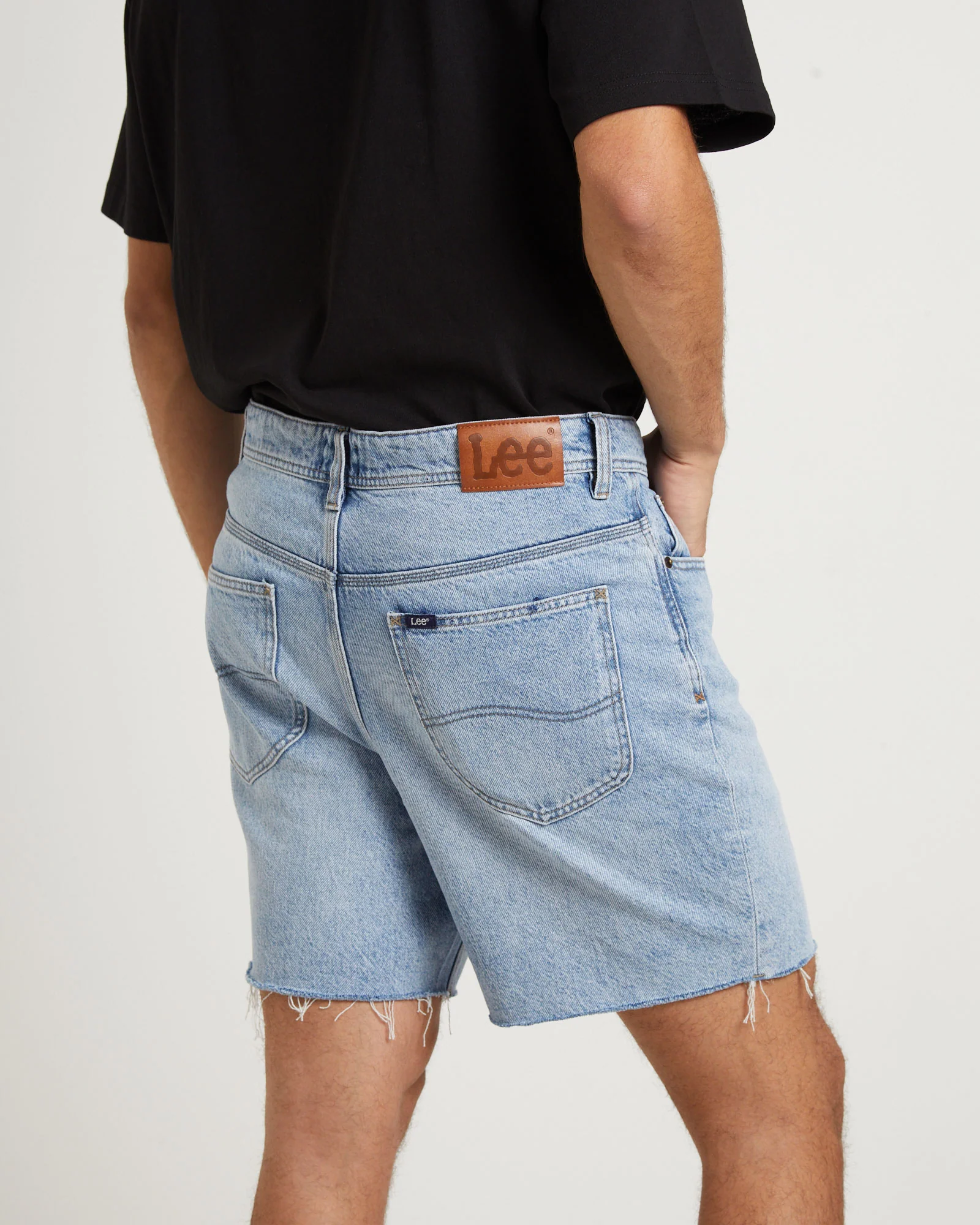 L-Four Baggy Denim Shorts in Raider - Image 5