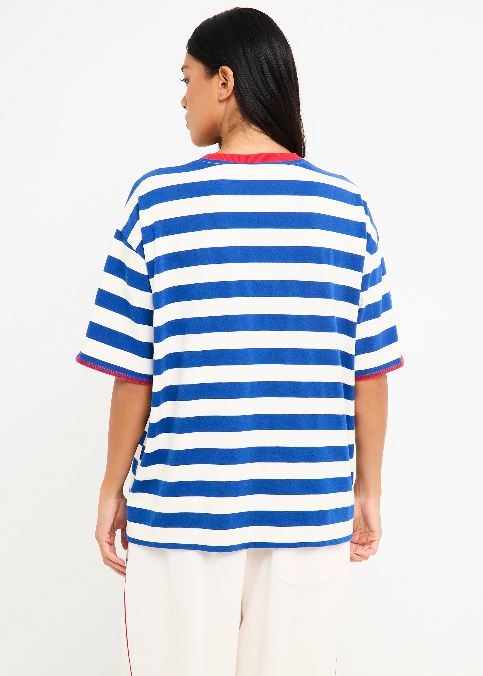 La Plage Stripe Short Sleeve T-Shirt - Image 5