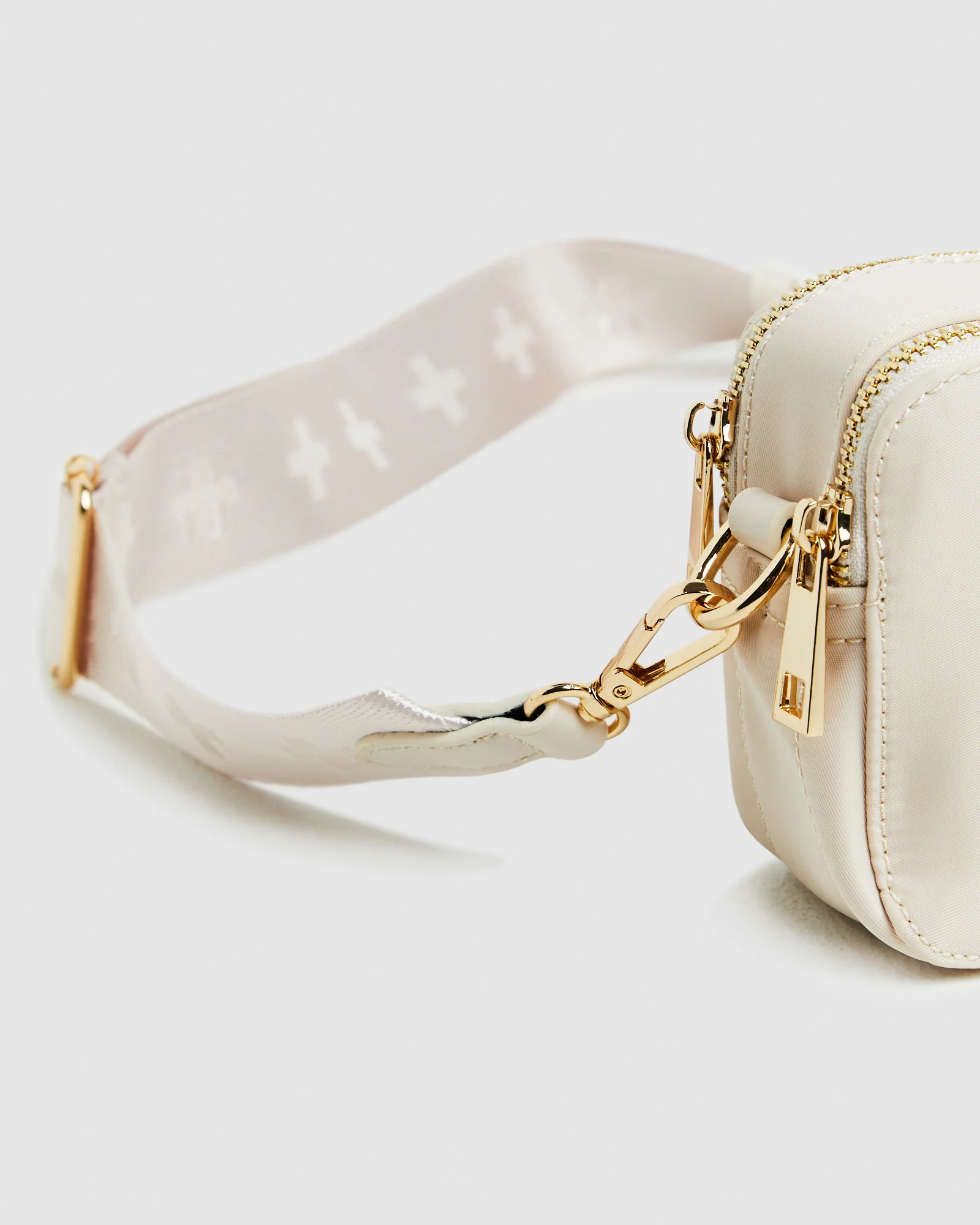 Laroi Cross Body Bag in Bisque Nylon Gold - Image 6