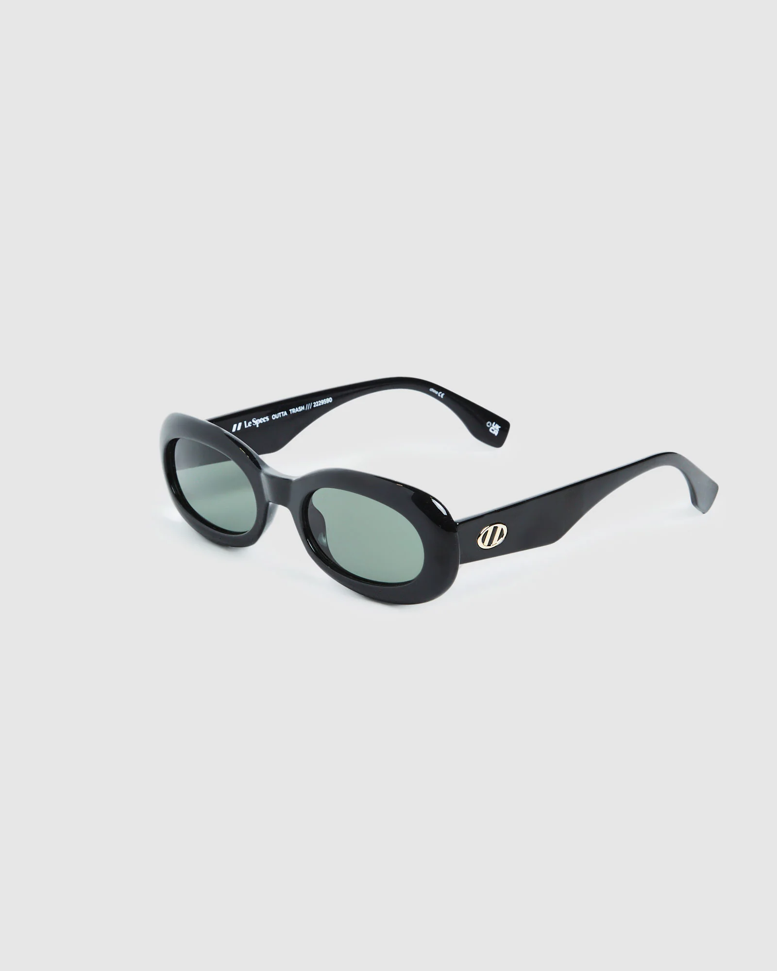 Le Sustain Sunglasses Outta Trash Black/Khaki Mono - Image 2