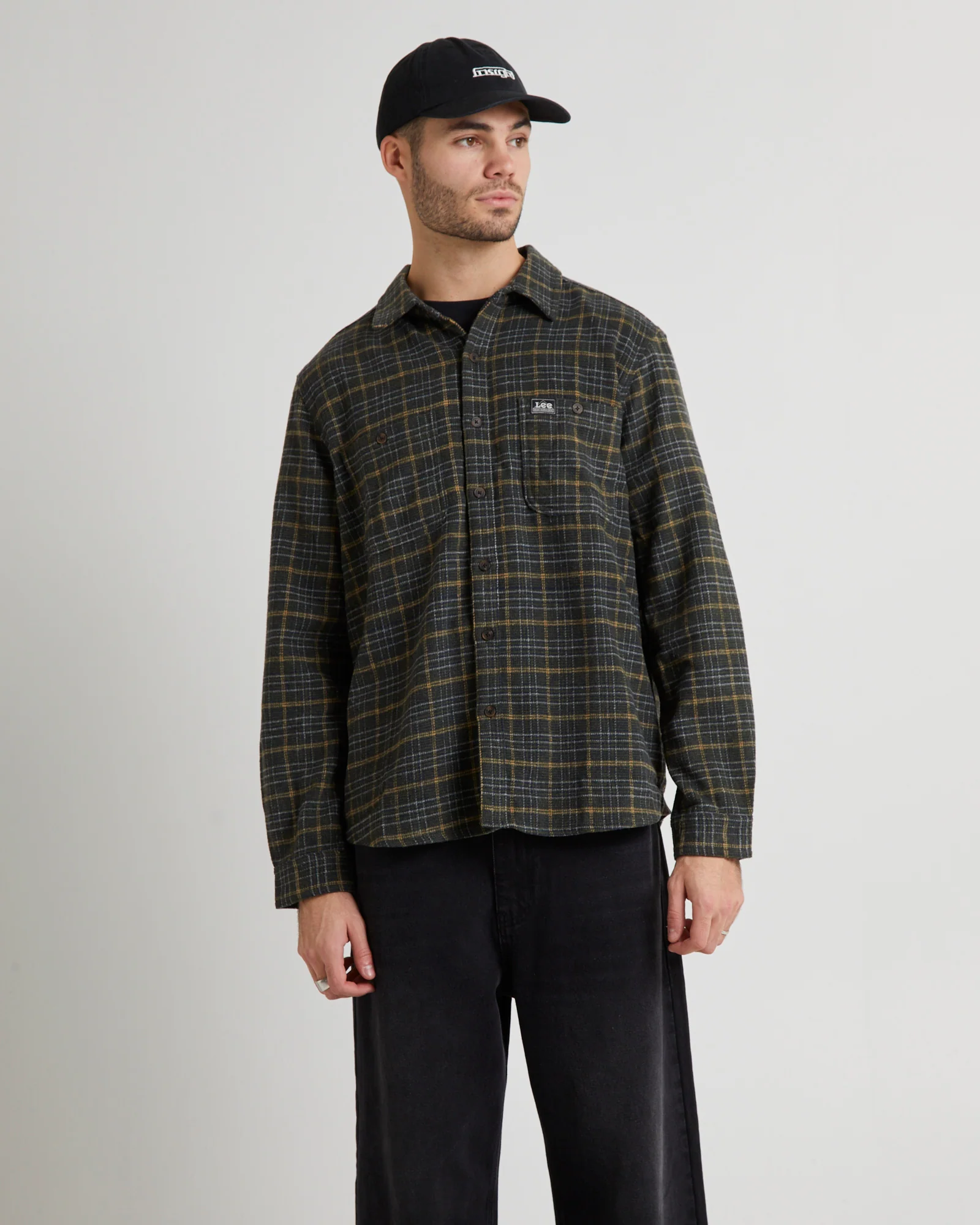Lee Worker LS Shirt Hulk Check