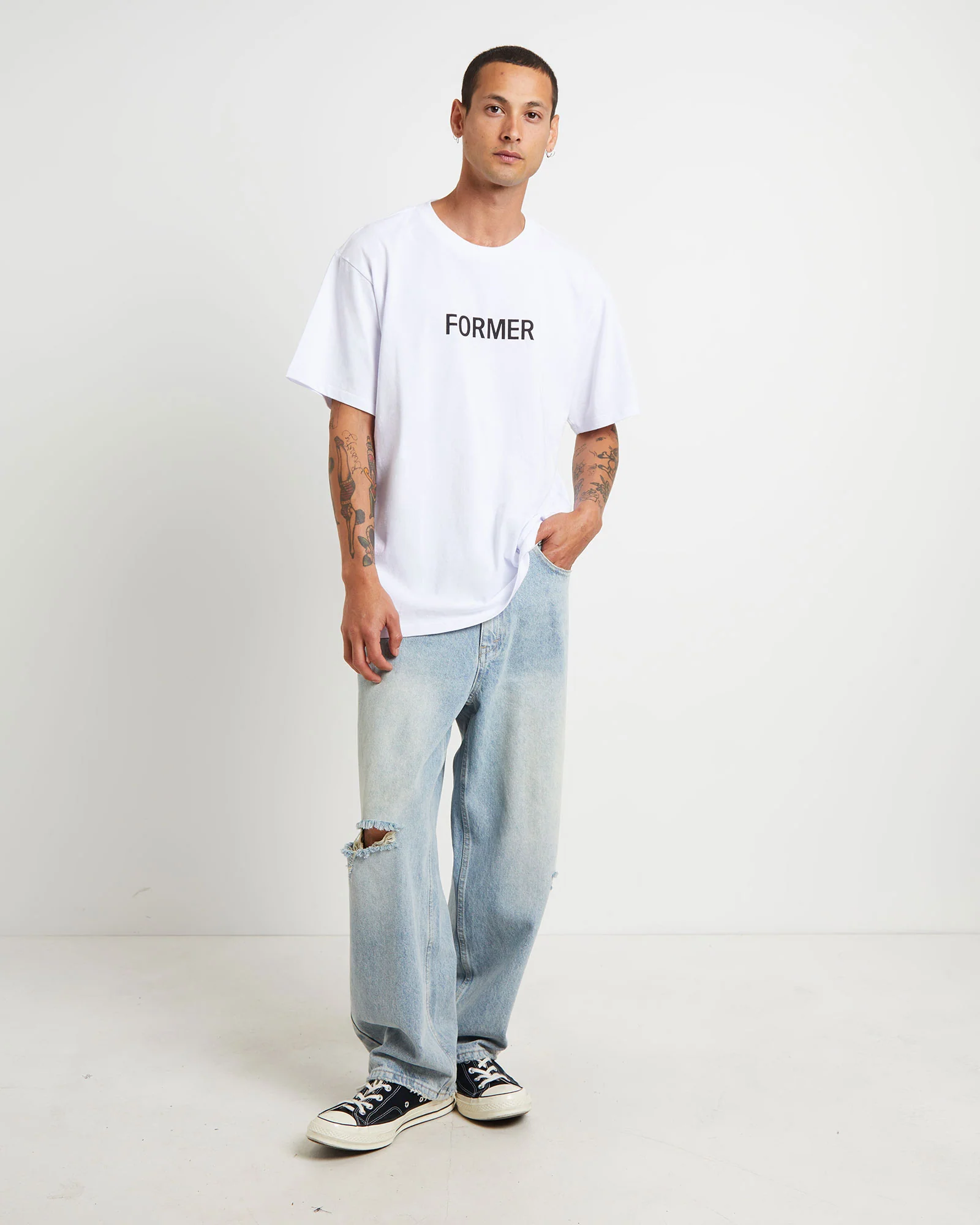 Legacy Short Sleeve T-Shirt in White - Image 3