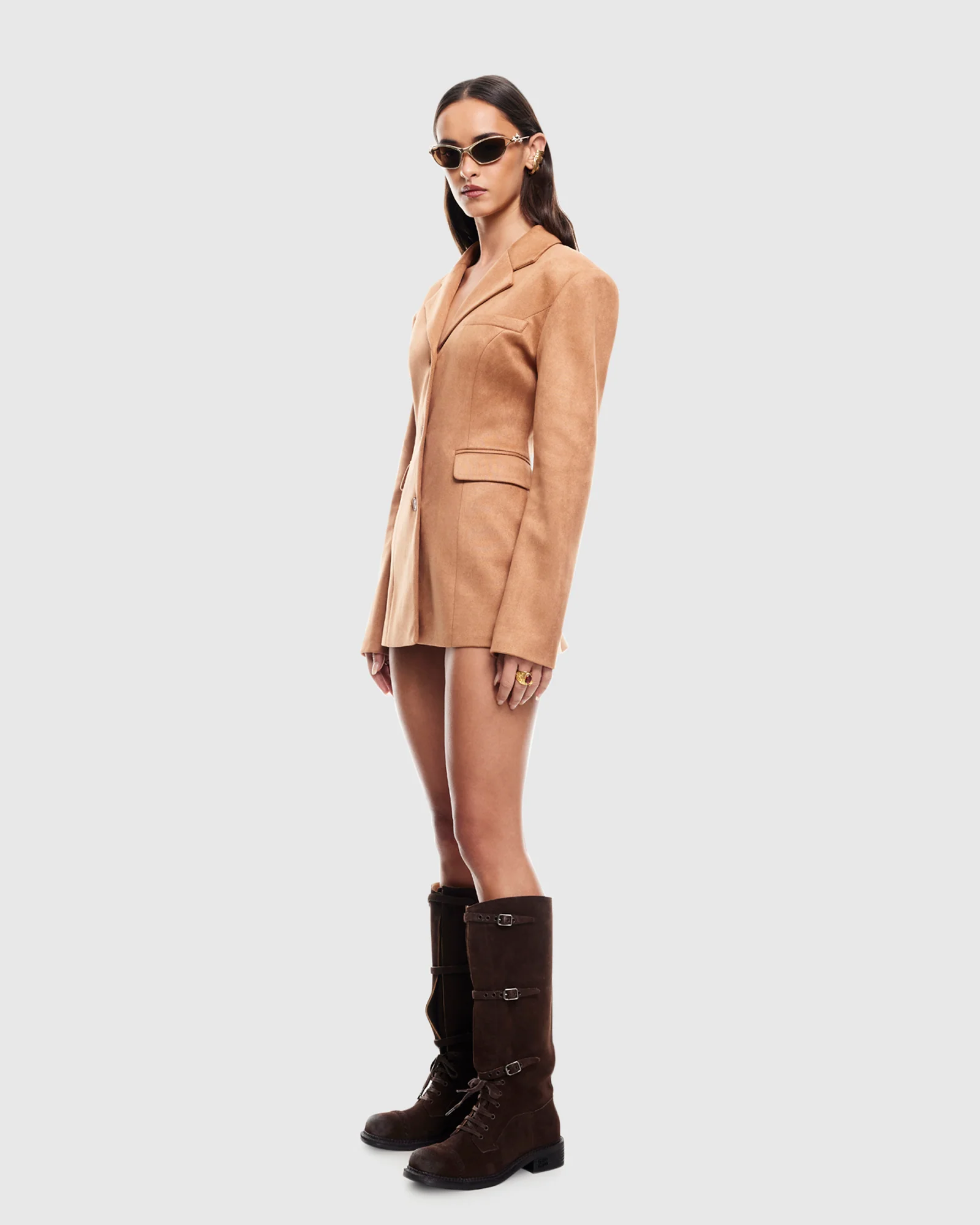 Leo Cinched Blazer Dress - Image 3