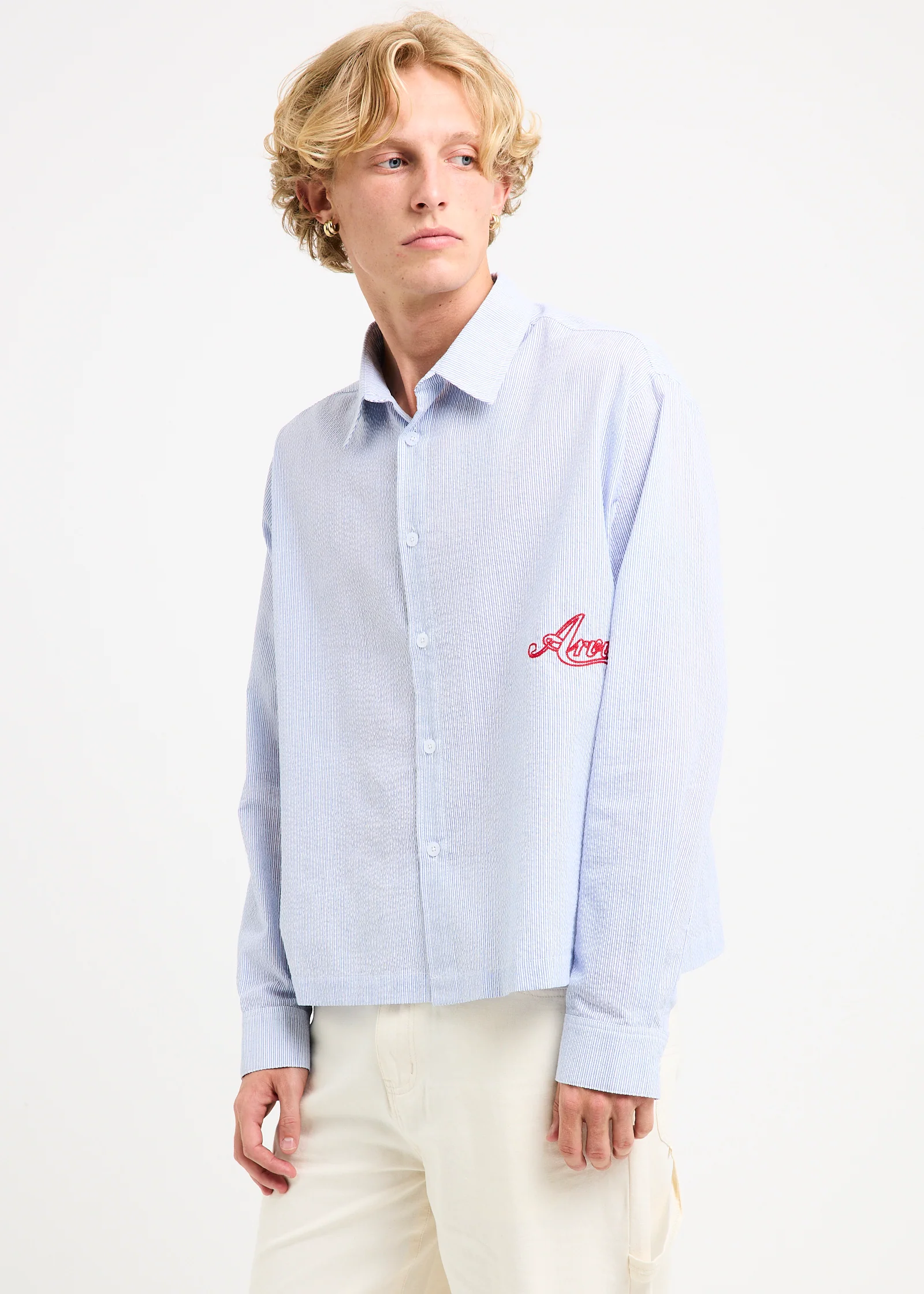Leon Long Sleeve Cropped Shirt - Image 4