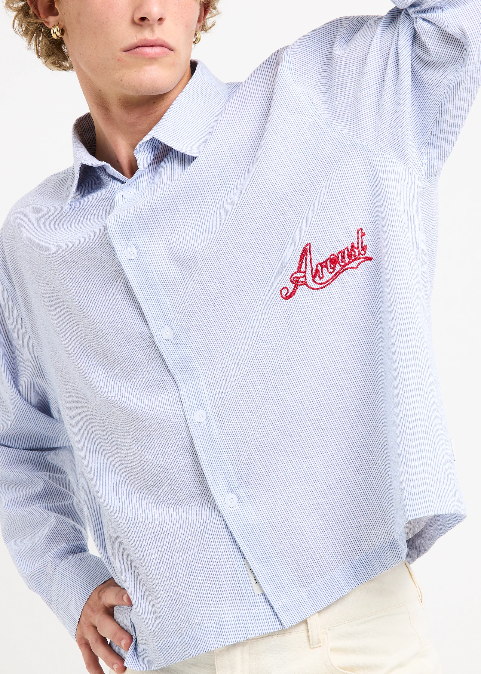 Leon Long Sleeve Cropped Shirt - Image 5
