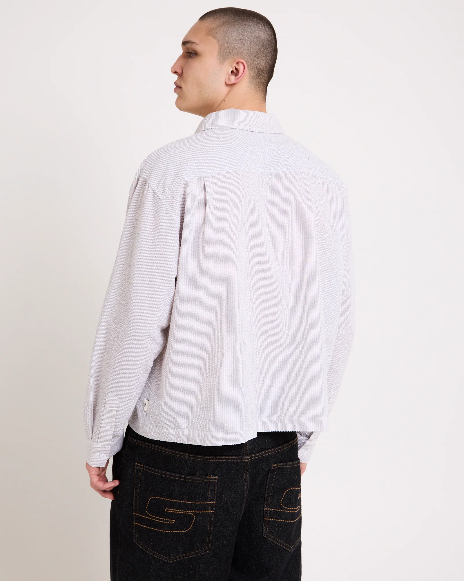 Leon Long Sleeve Cropped Shirt - Image 3
