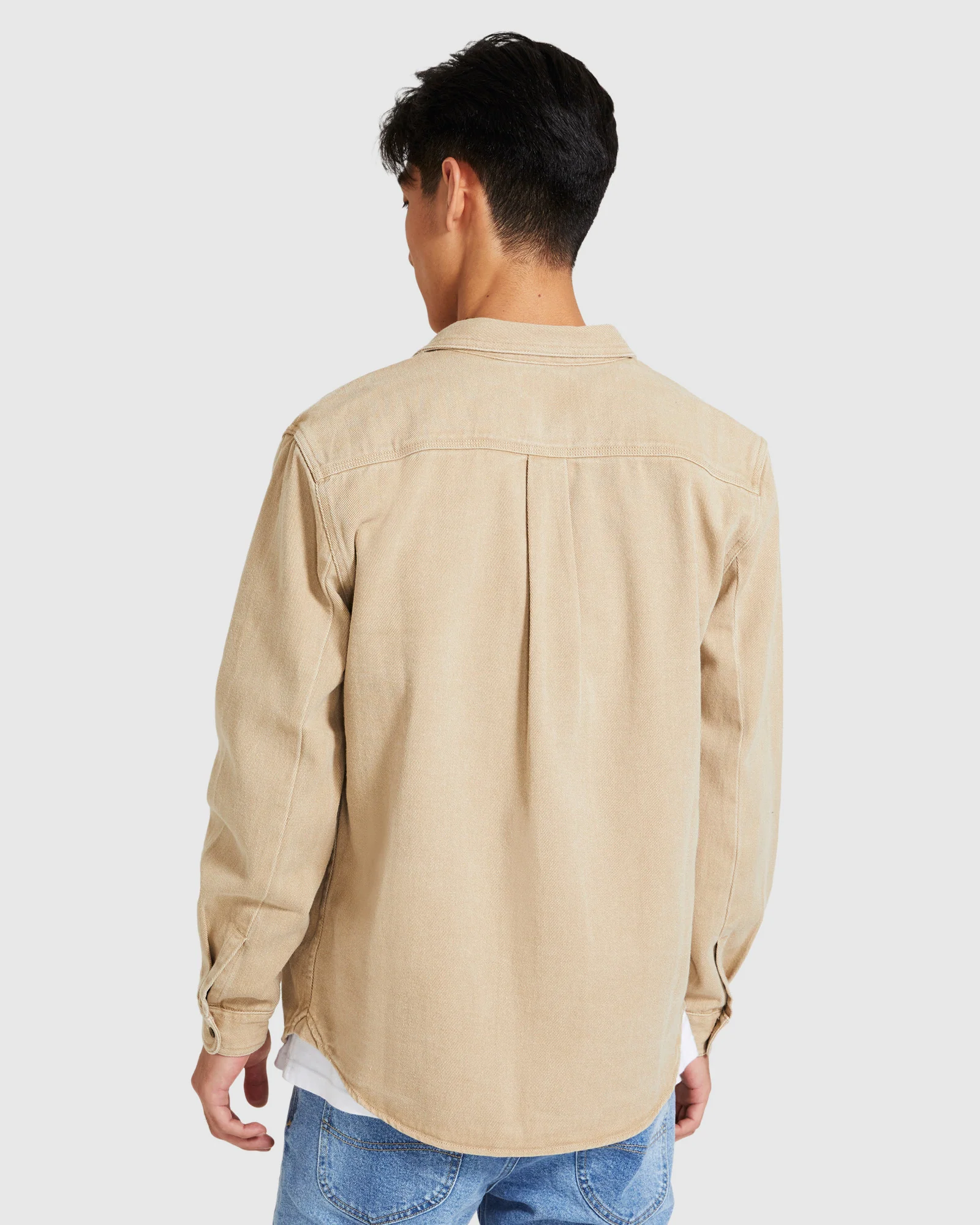 Limited Worker Long Sleeve Shirt Union Stone - Image 2