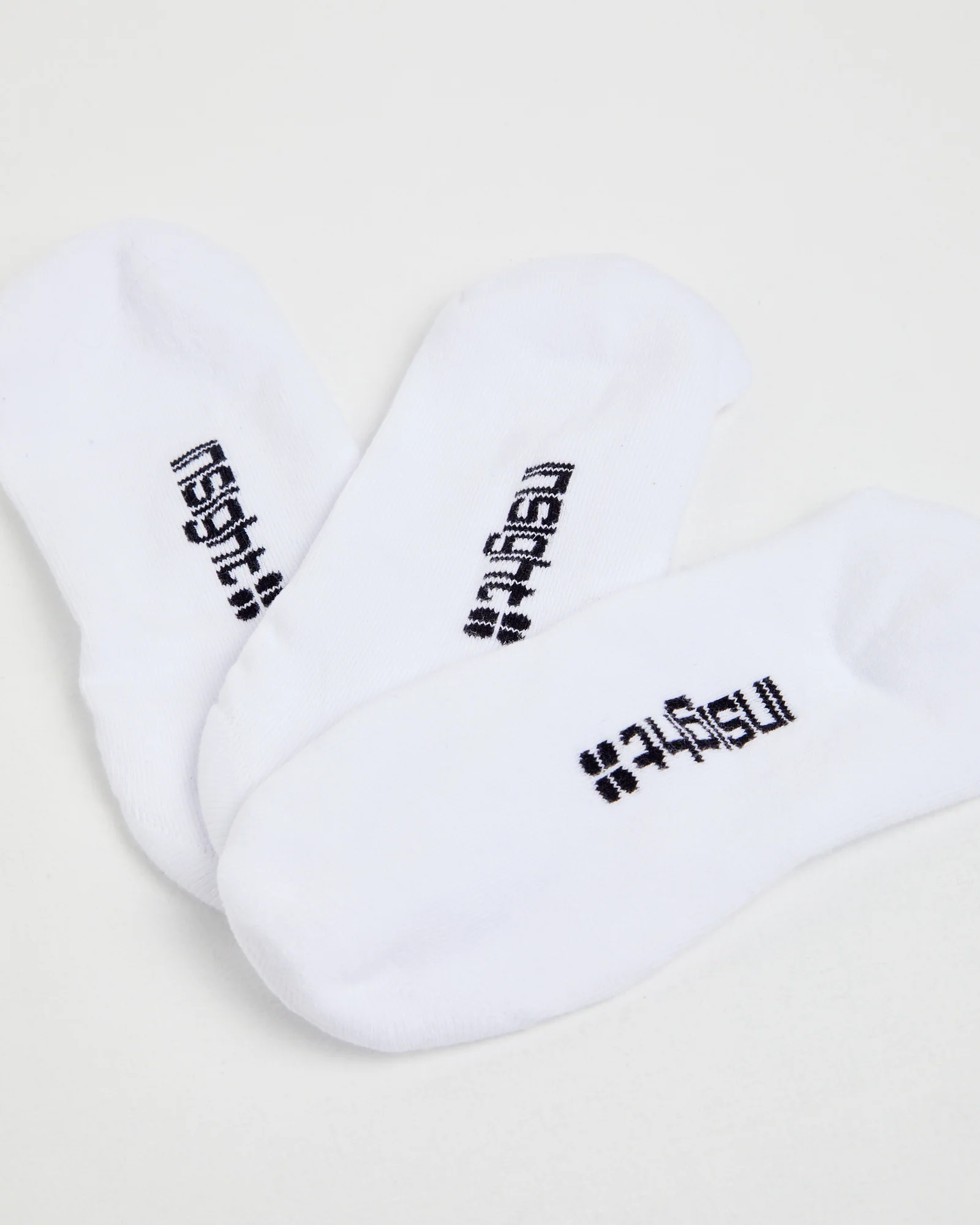 Logo Invisible Socks 3 Pack White - Image 2