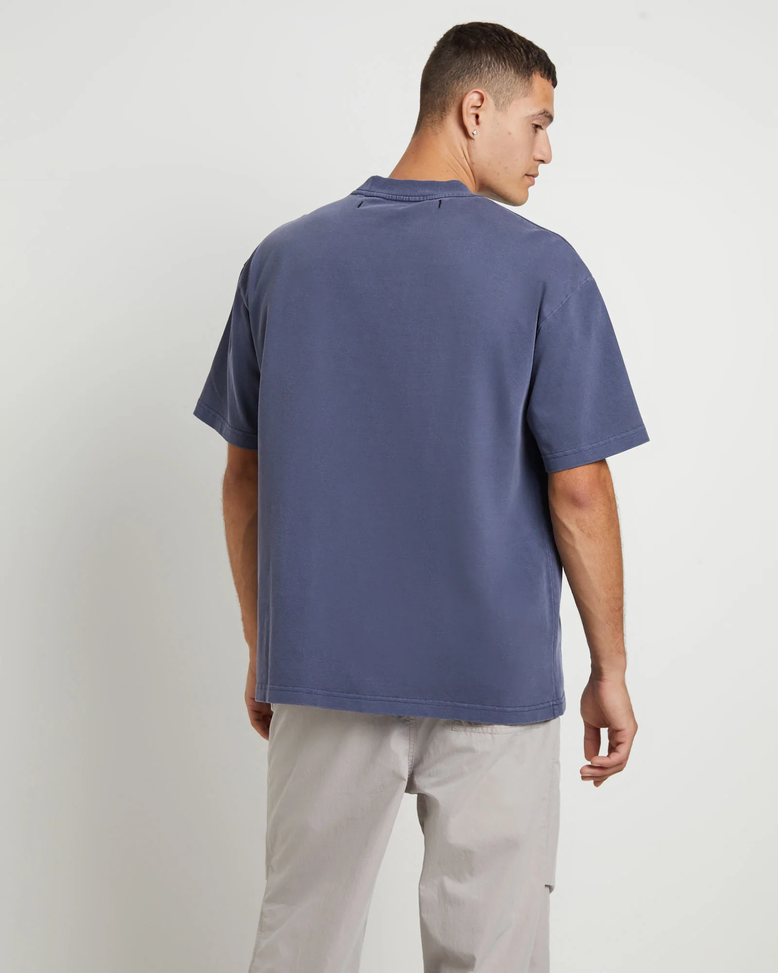 Logo Short Sleeve T-Shirt in Petrol Blue - Image 2