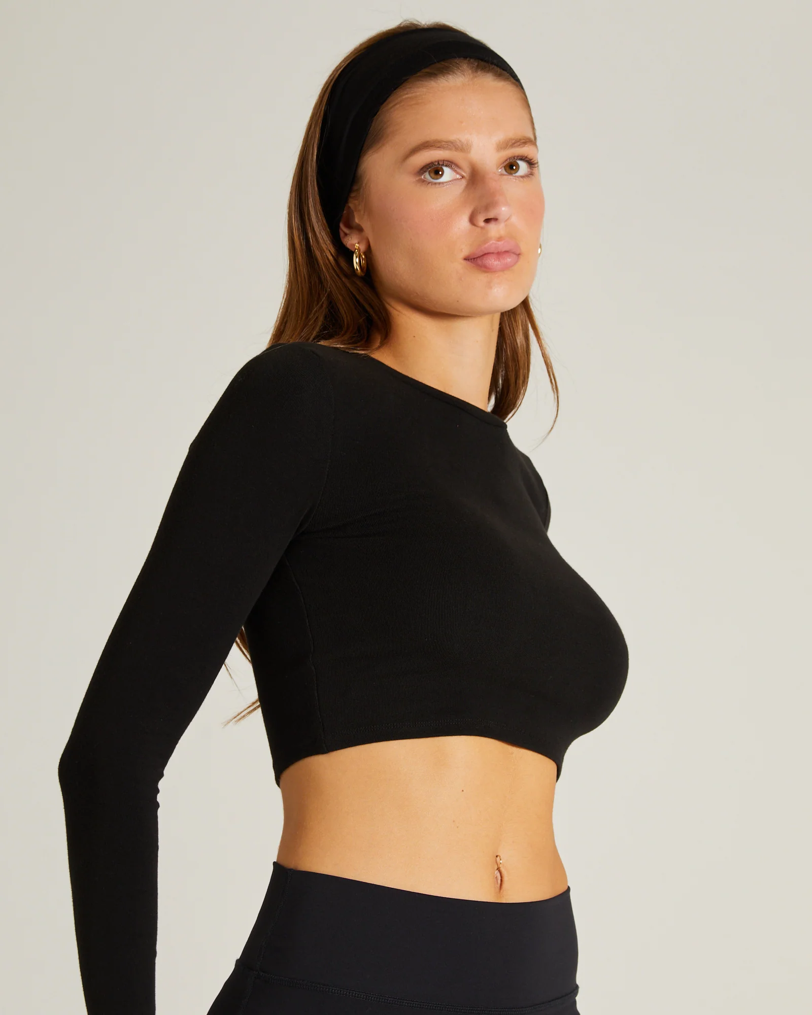 Long Sleeve Crop Top - Image 5