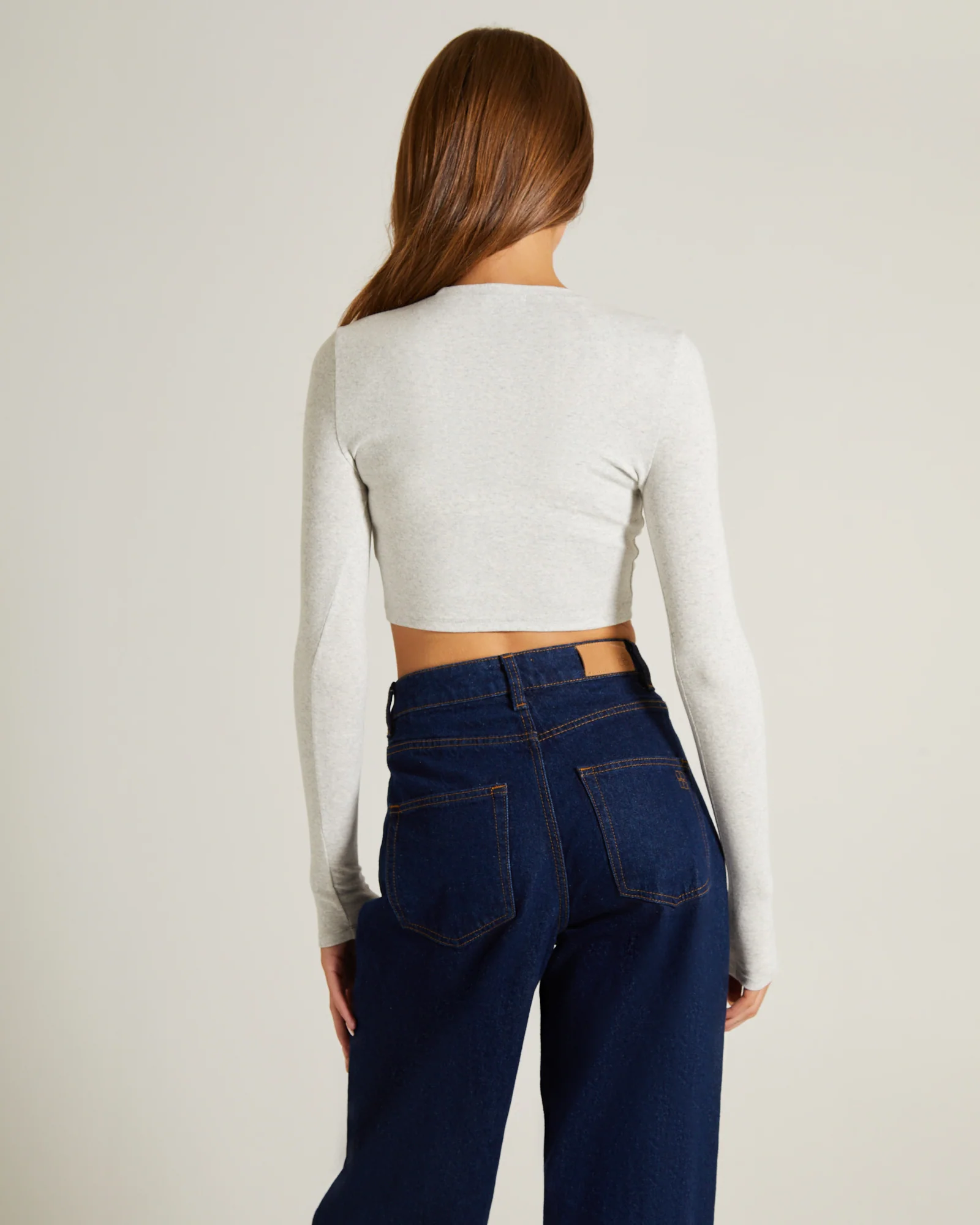 Long Sleeve Crop Top - Image 3