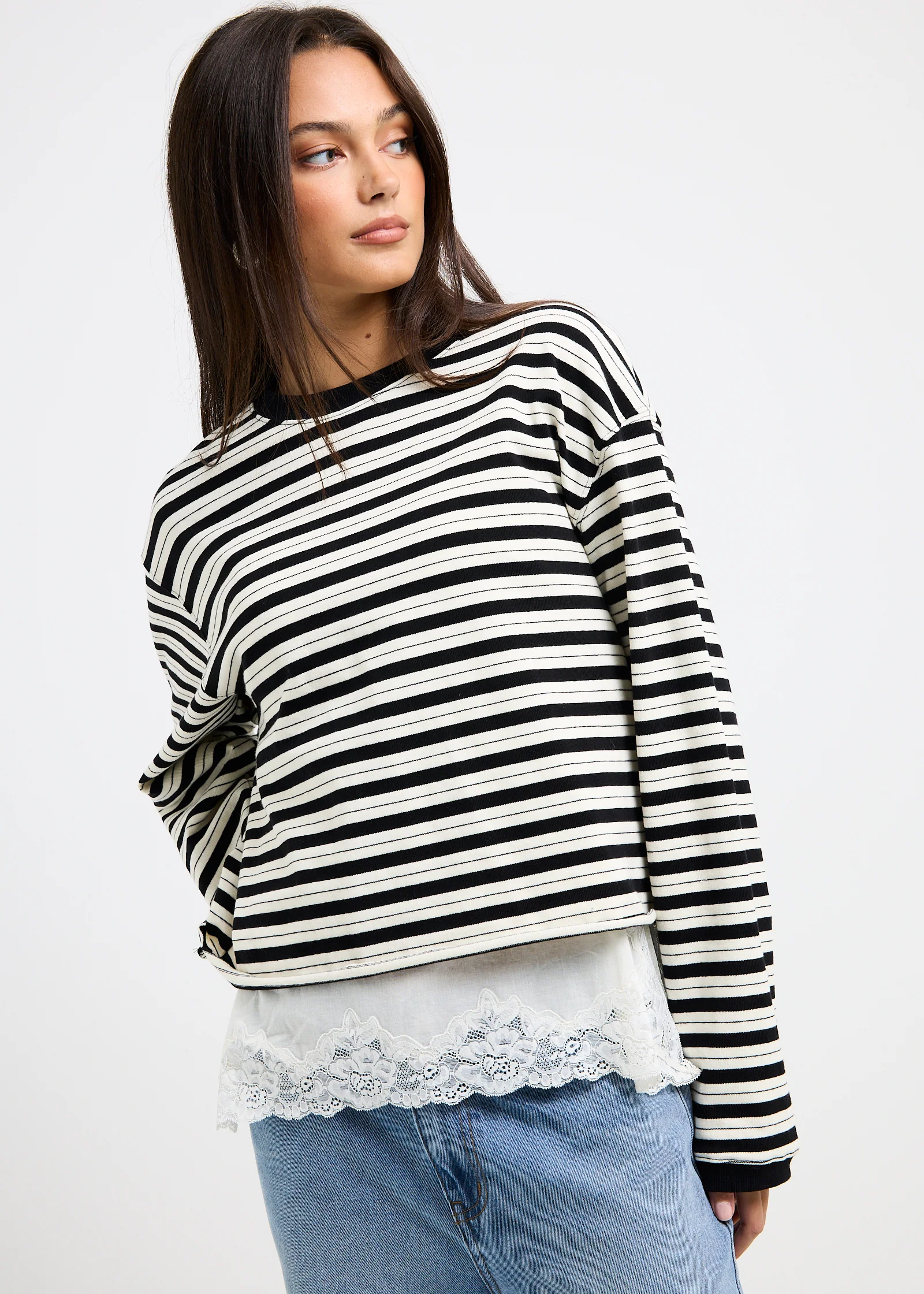Long Sleeve Stripe Top