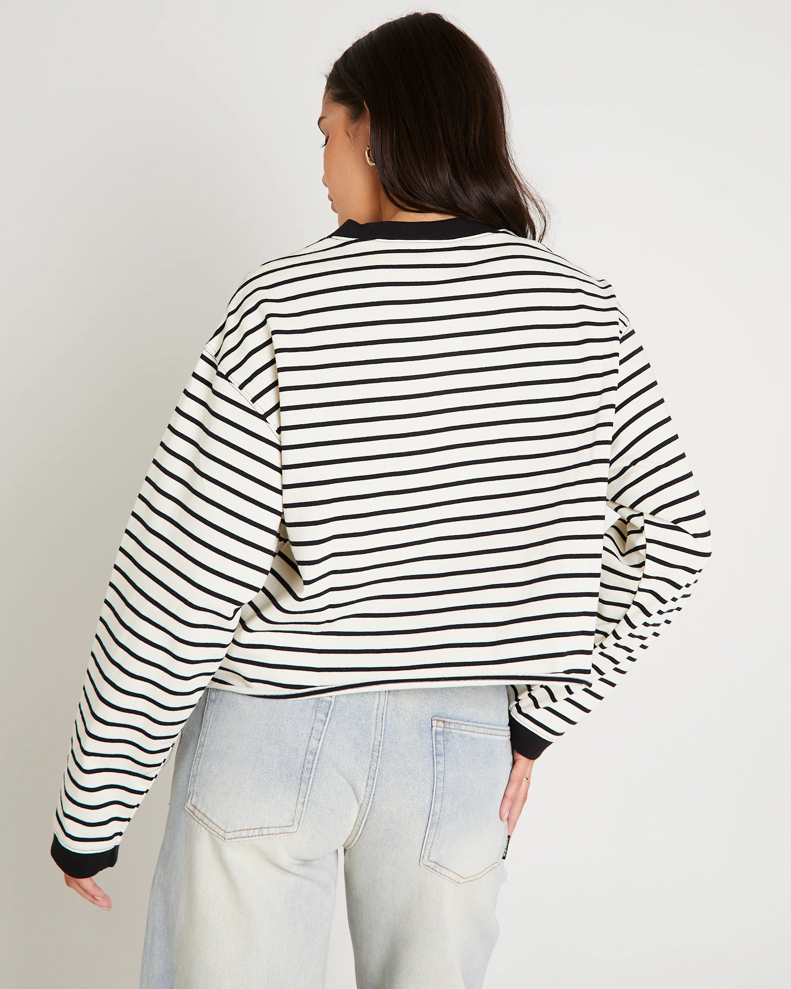Long Sleeve Stripe Top - Image 3