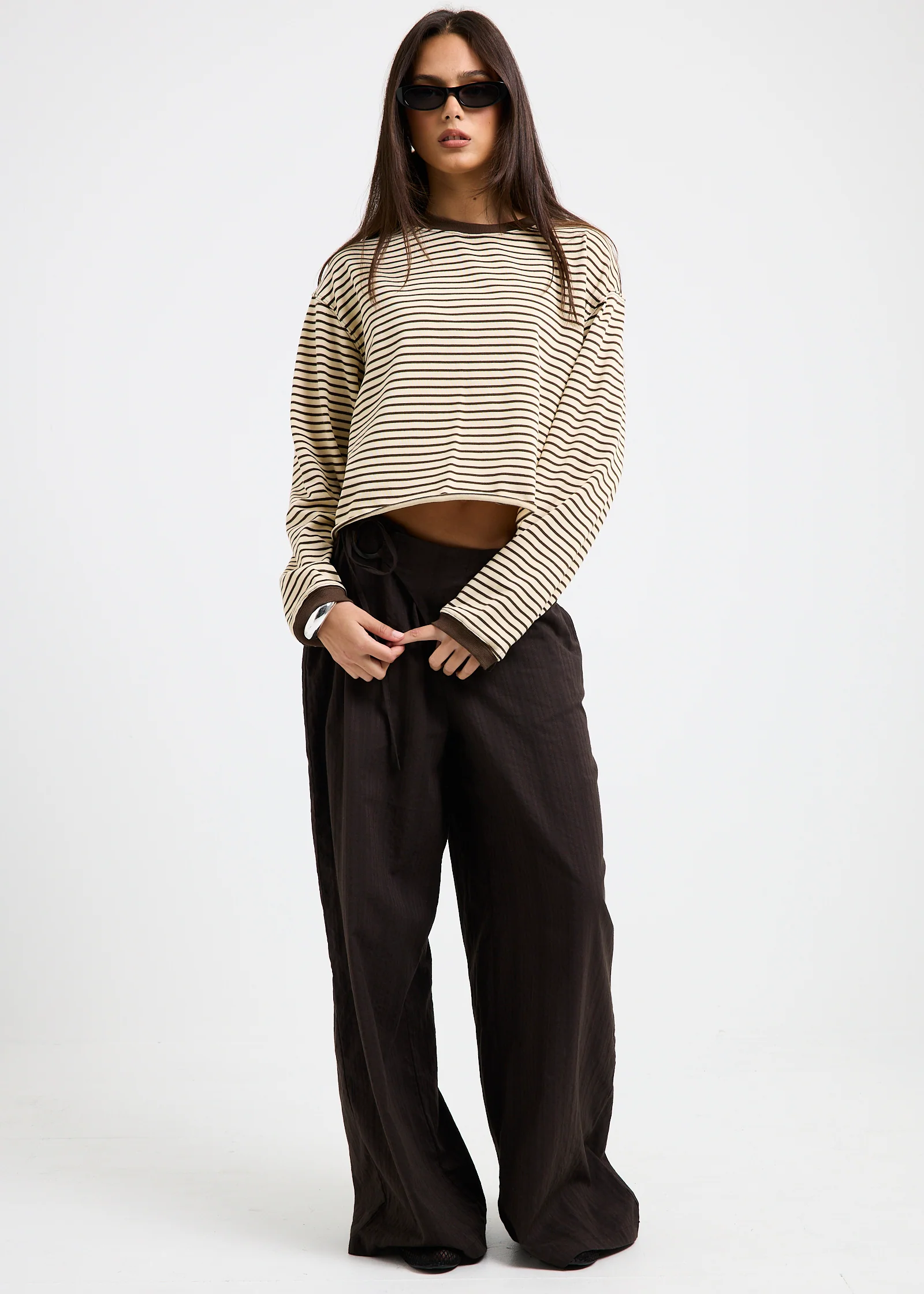 Long Sleeve Stripe Top - Image 3