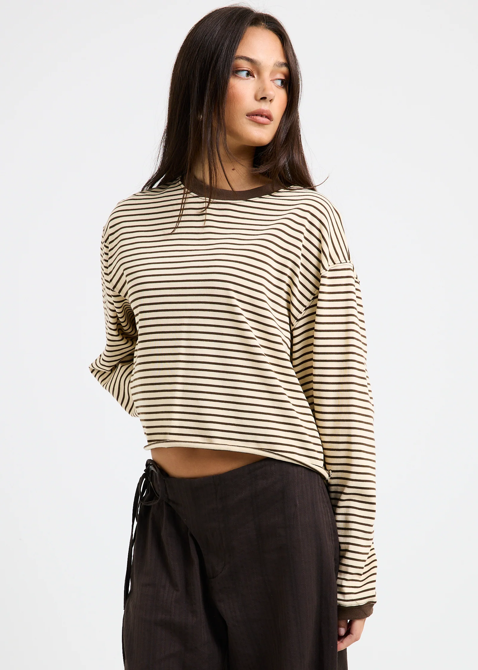 Long Sleeve Stripe Top - Image 4