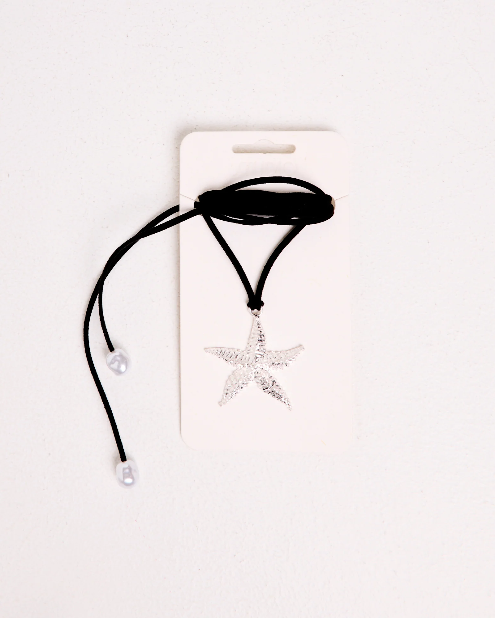 Long Suede Swirl Necklace - Image 3