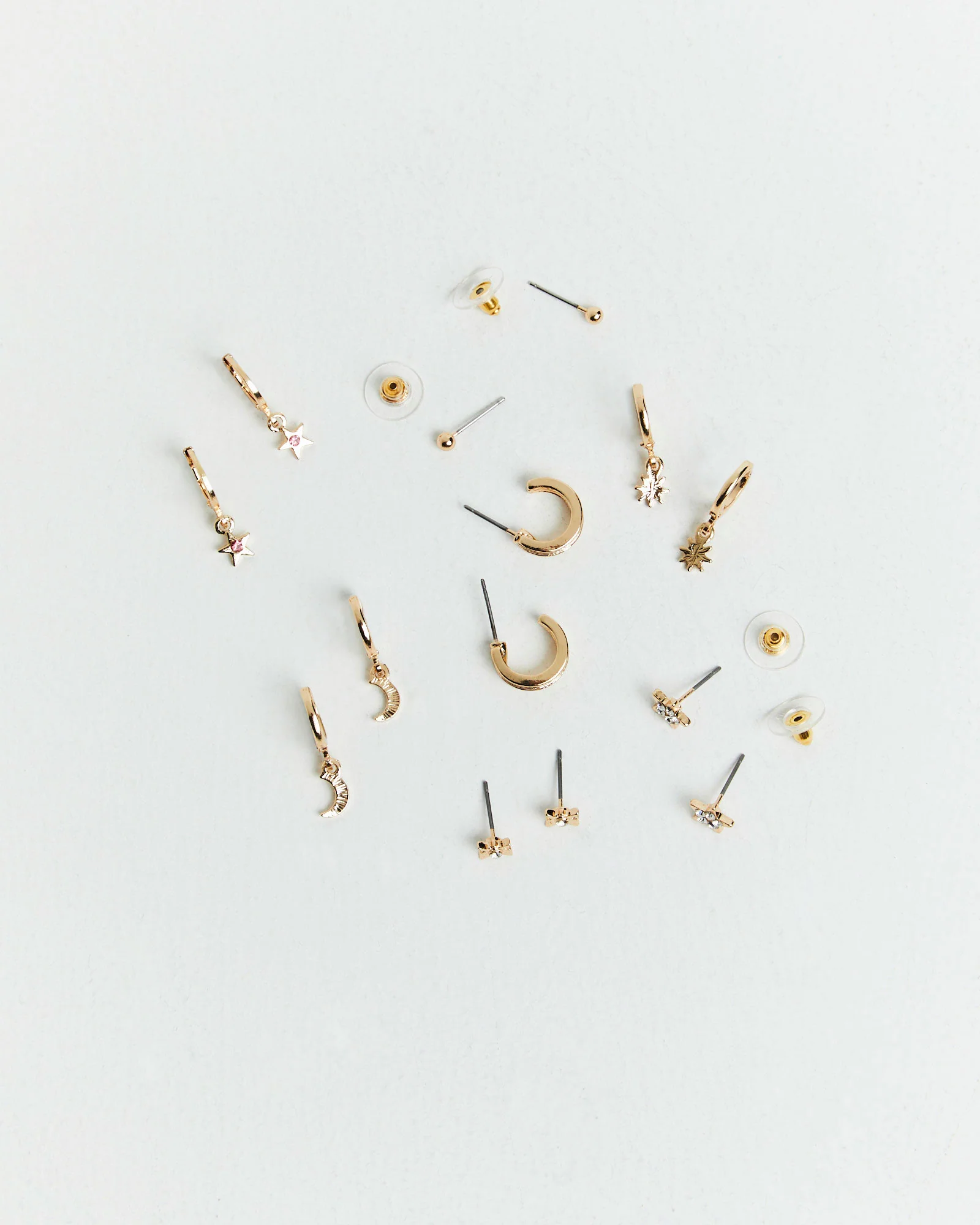 Lorena Earrings Pack in Gold - Image 2