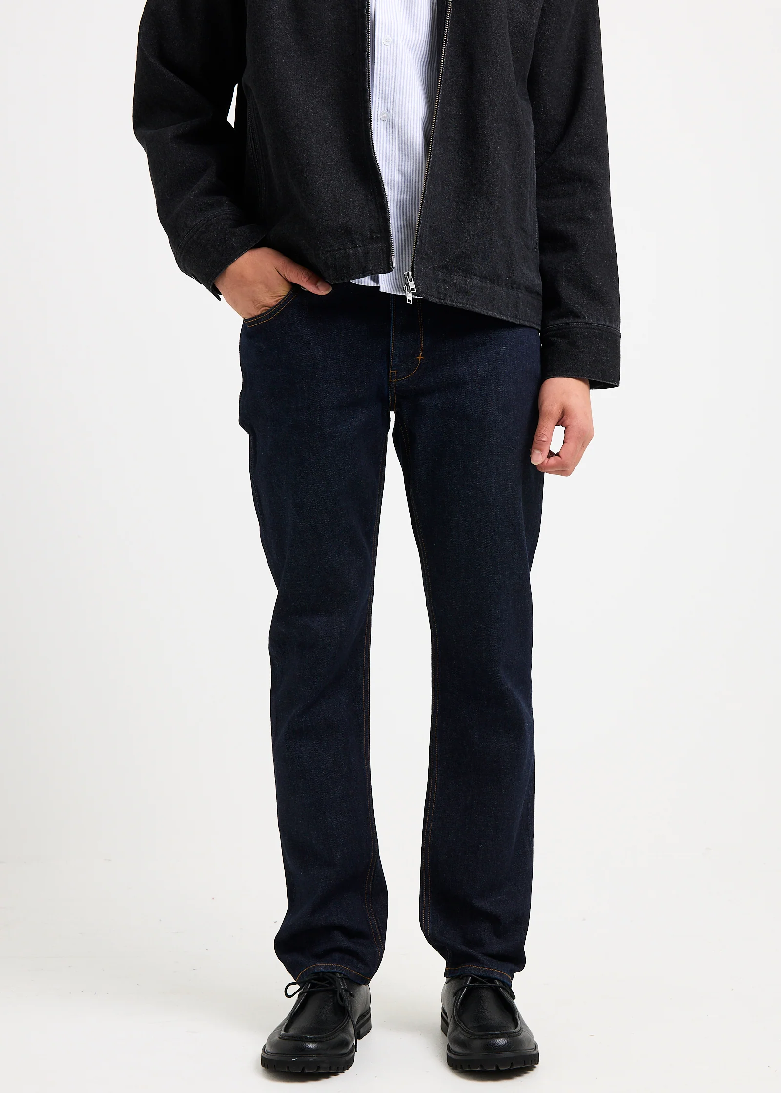Lou Slim Denim Jeans Crudo