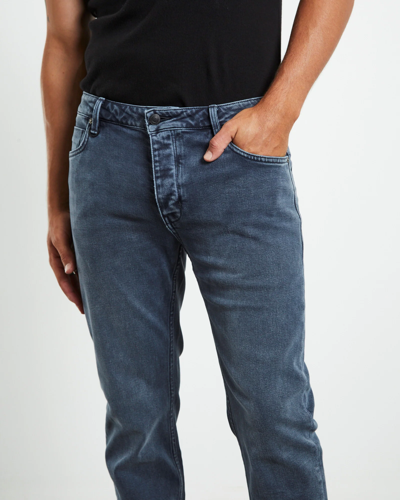 Lou Straight Denim Jeans Razor - Image 5