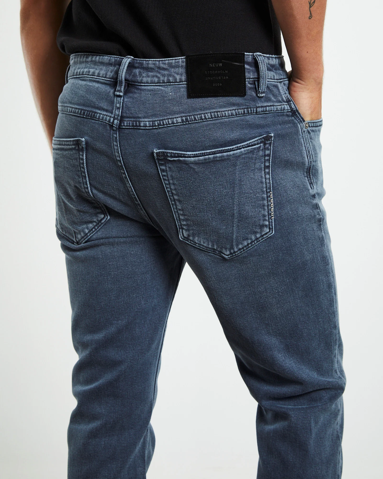 Lou Straight Denim Jeans Razor - Image 6