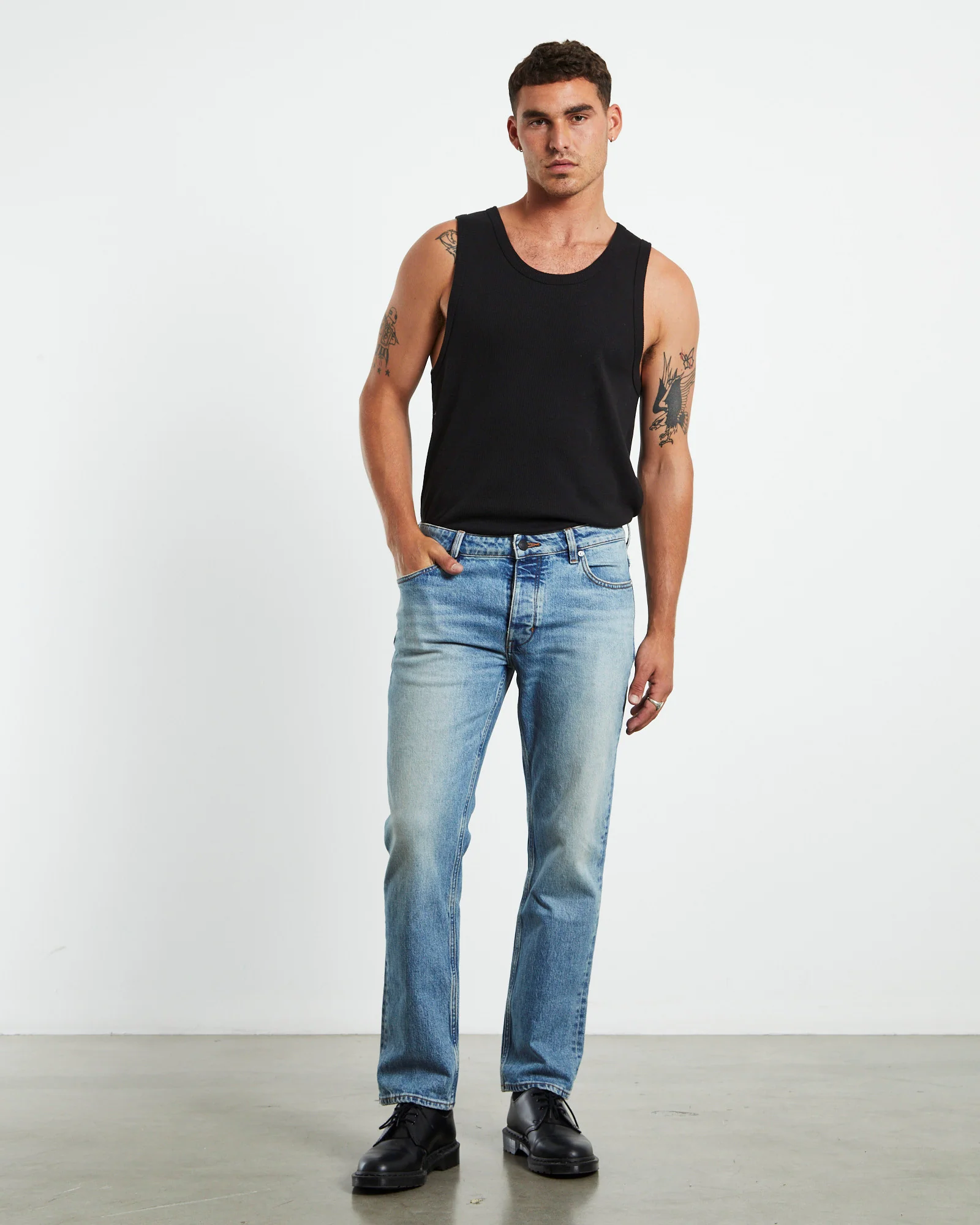 Lou Straight Denim Jeans Tone - Image 3