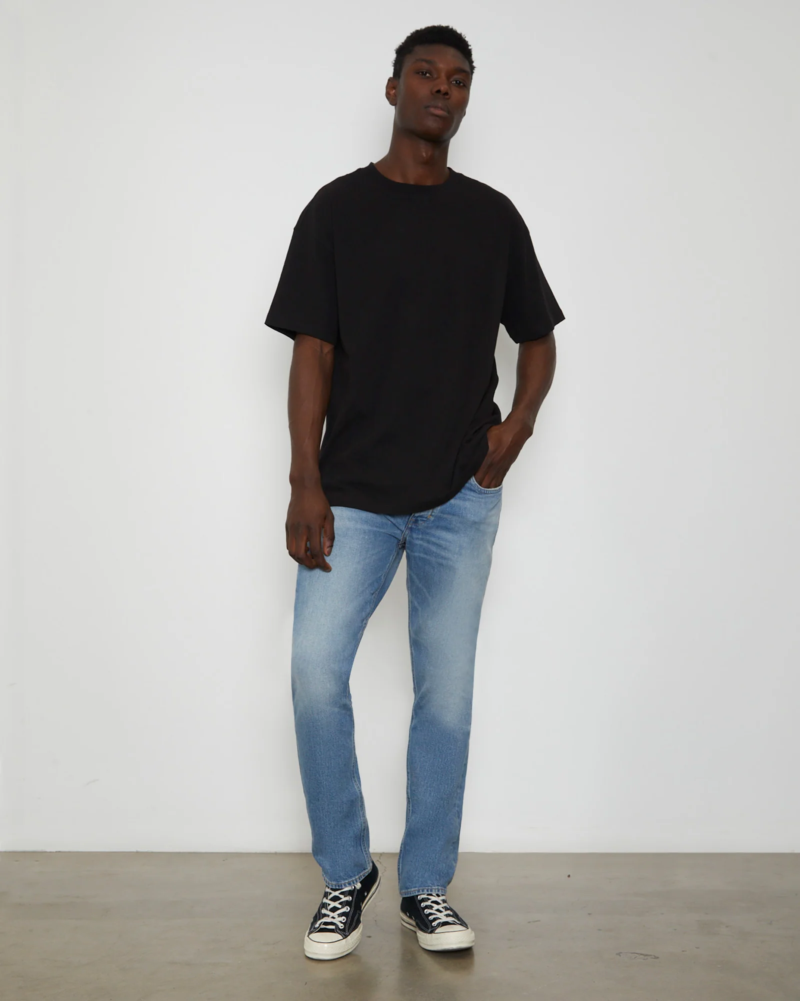 Lou Straight Denim Jeans Wandered - Image 4