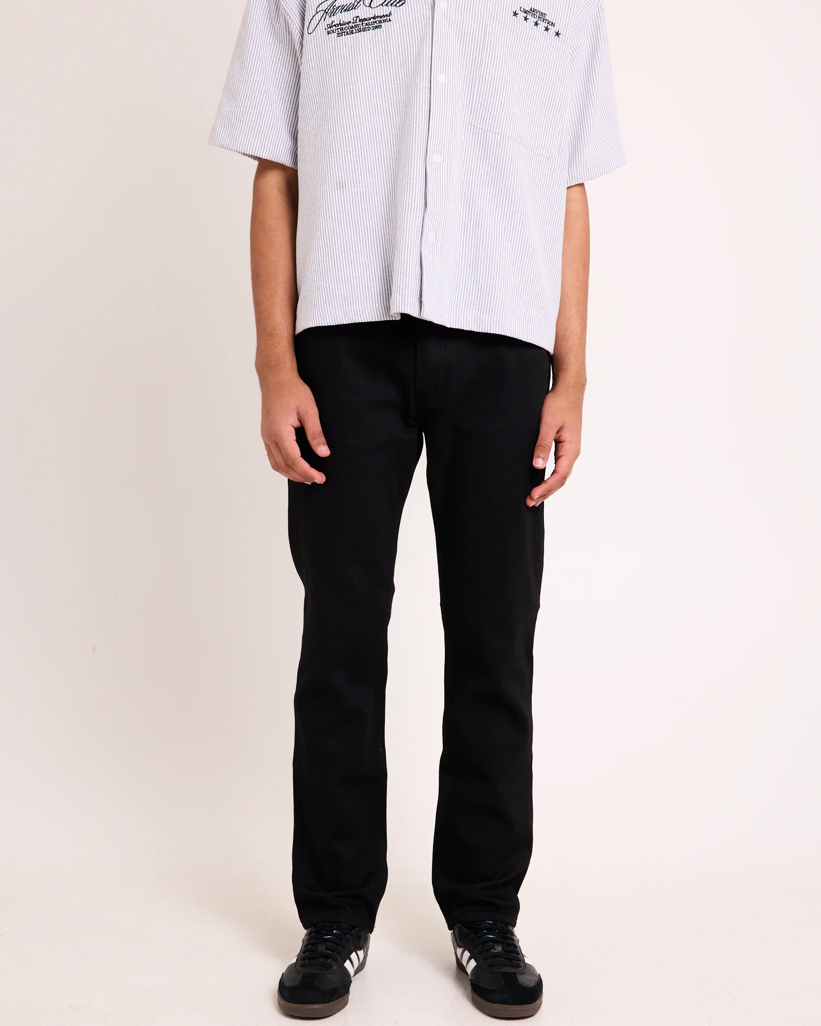 Lou Straight Denim Jeans Sharp Black - Image 2