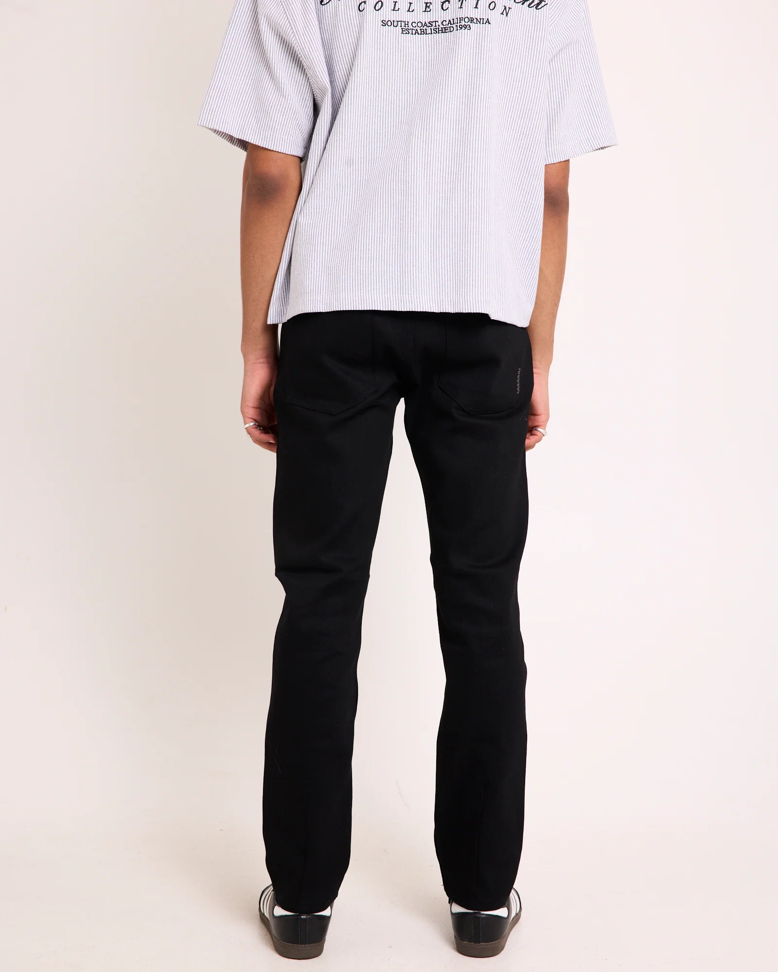Lou Straight Denim Jeans Sharp Black - Image 4
