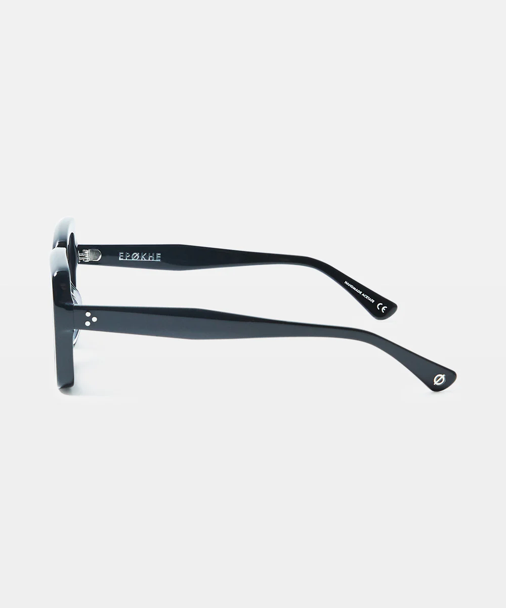 Lou Sunglasses Polished Black - Image 3