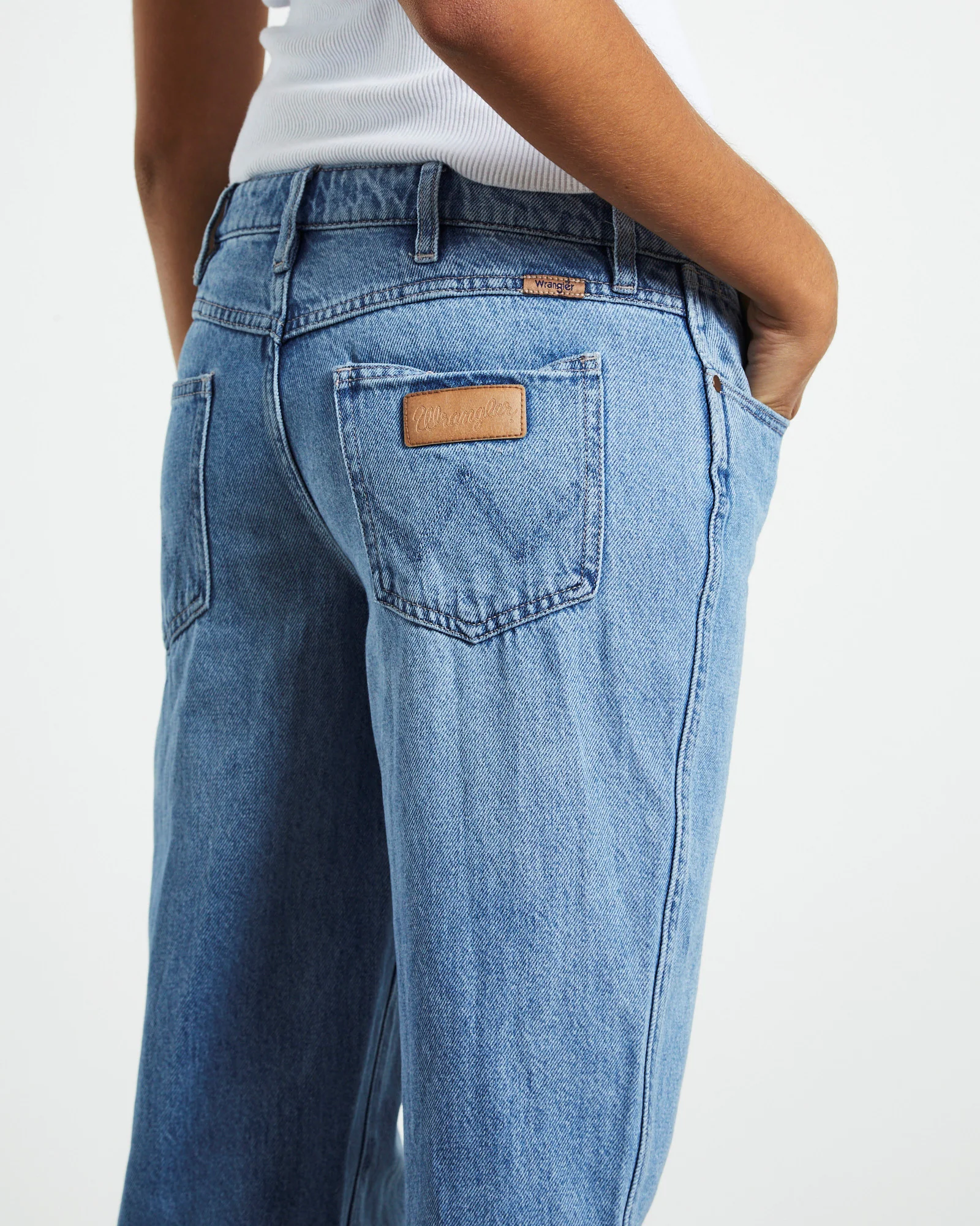 Low Rise Claudia Straight Jeans Mary Jane Blue - Image 5