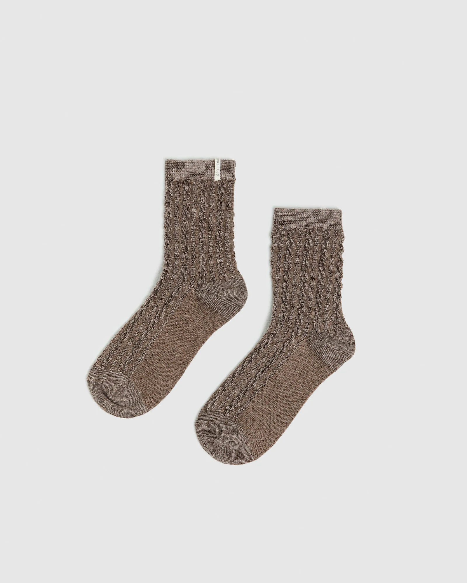 Luca Cable Knit Socks 3 Pack Melange Multi - Image 3