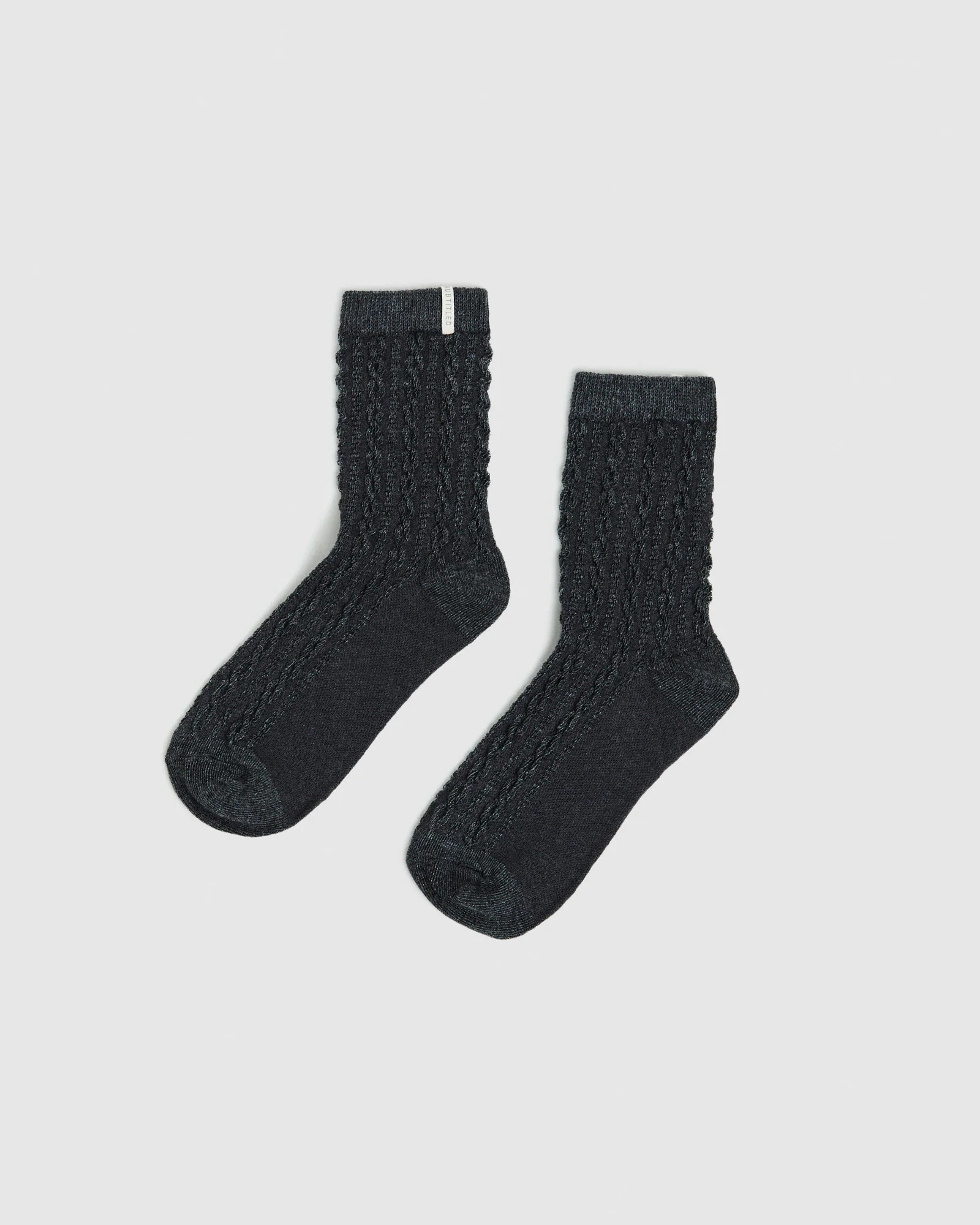 Luca Cable Knit Socks 3 Pack Melange Multi - Image 5