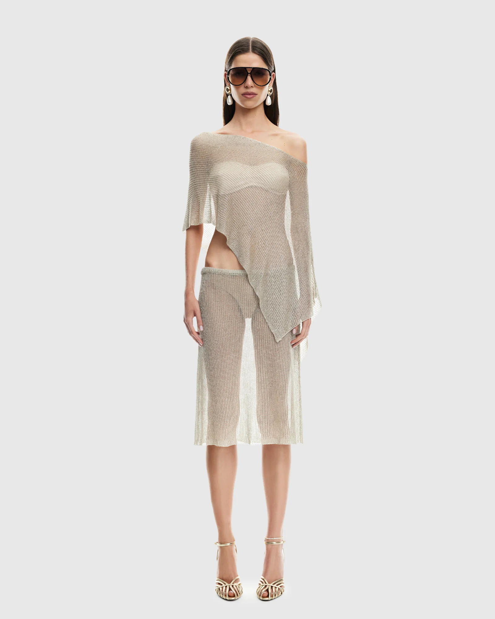 Luminous Midi Skirt