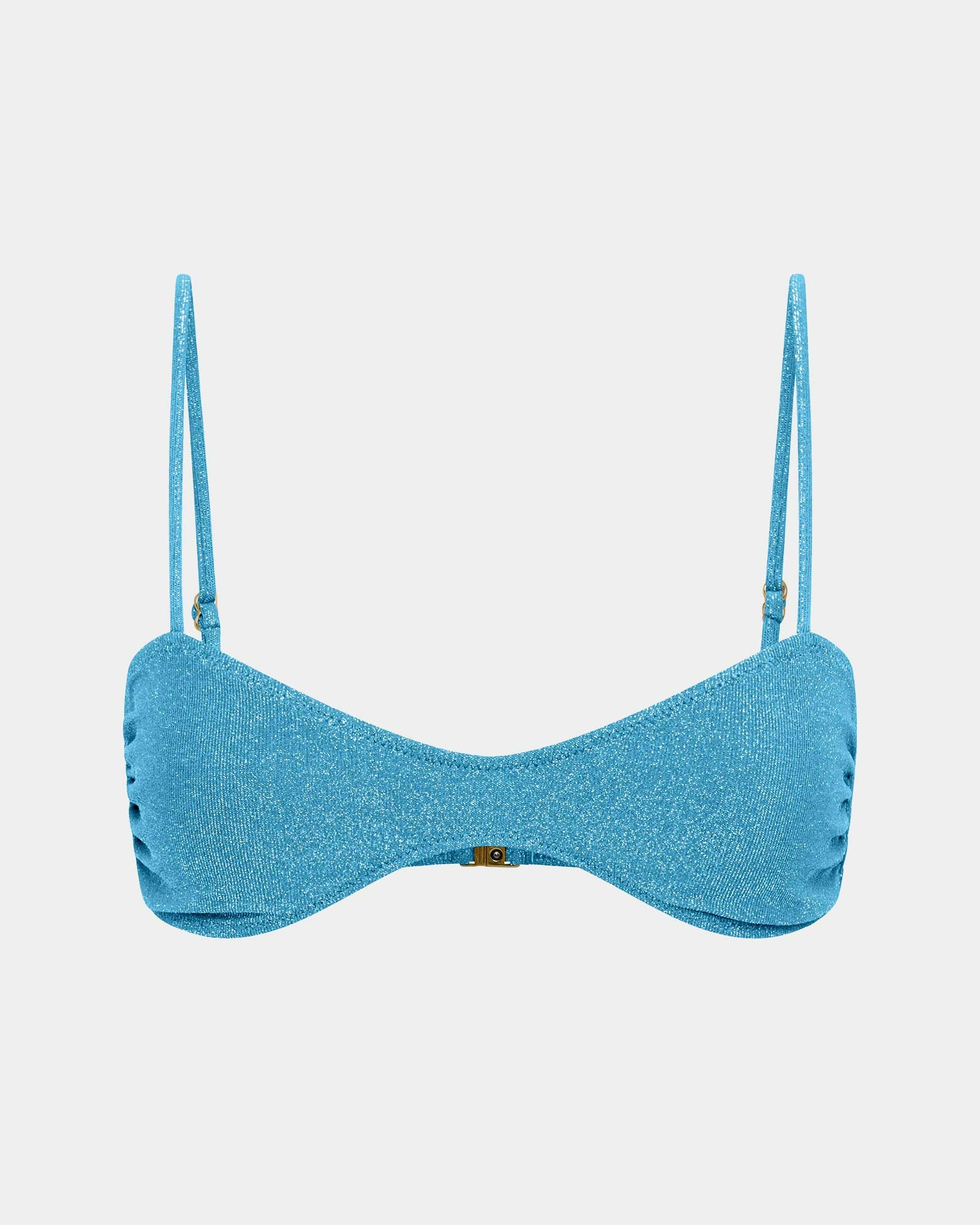 Lurex Curve Crop Bikini Top - Image 3