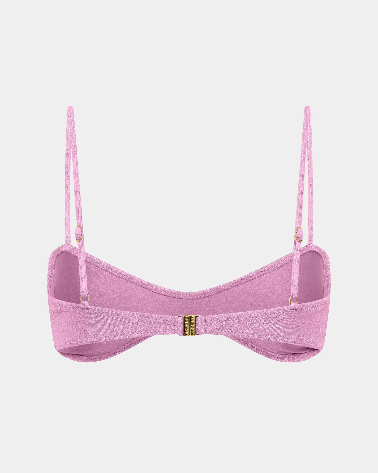 Lurex Curve Crop Bikini Top - Image 4