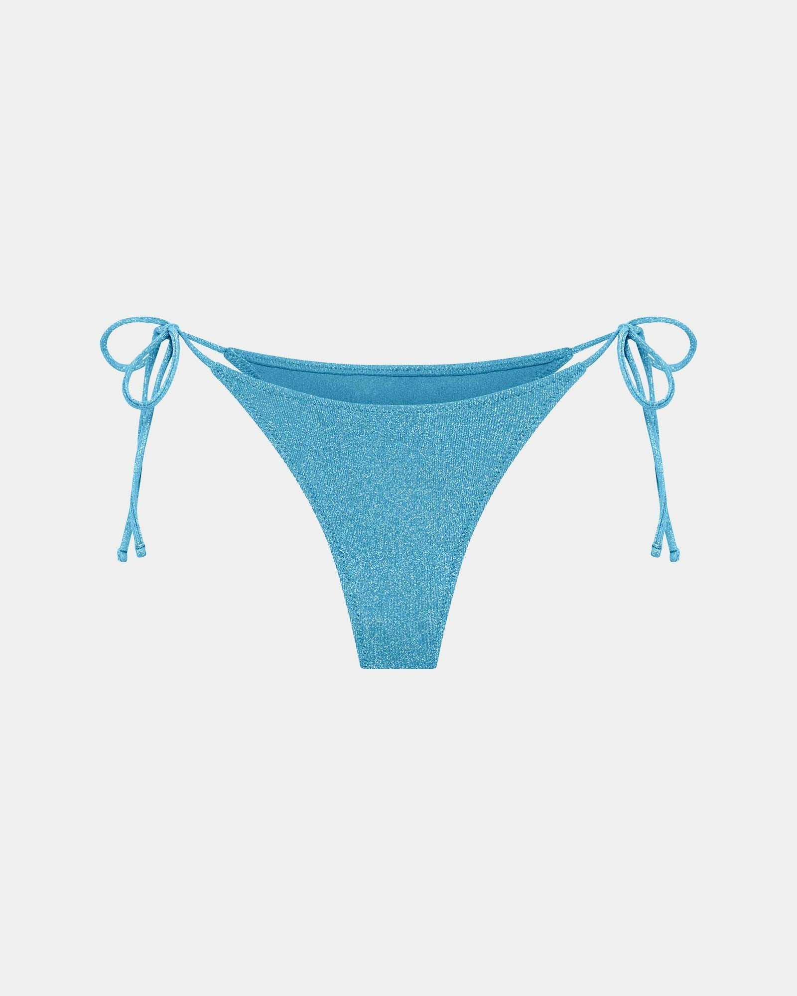 Lurex Tie Side Bikini Bottom - Image 3