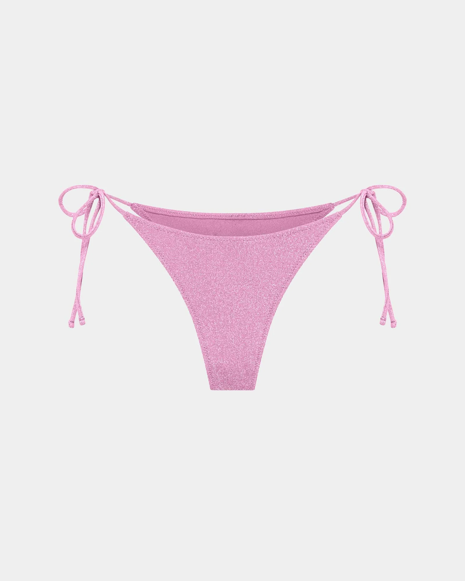 Lurex Tie Side Bikini Bottom - Image 3