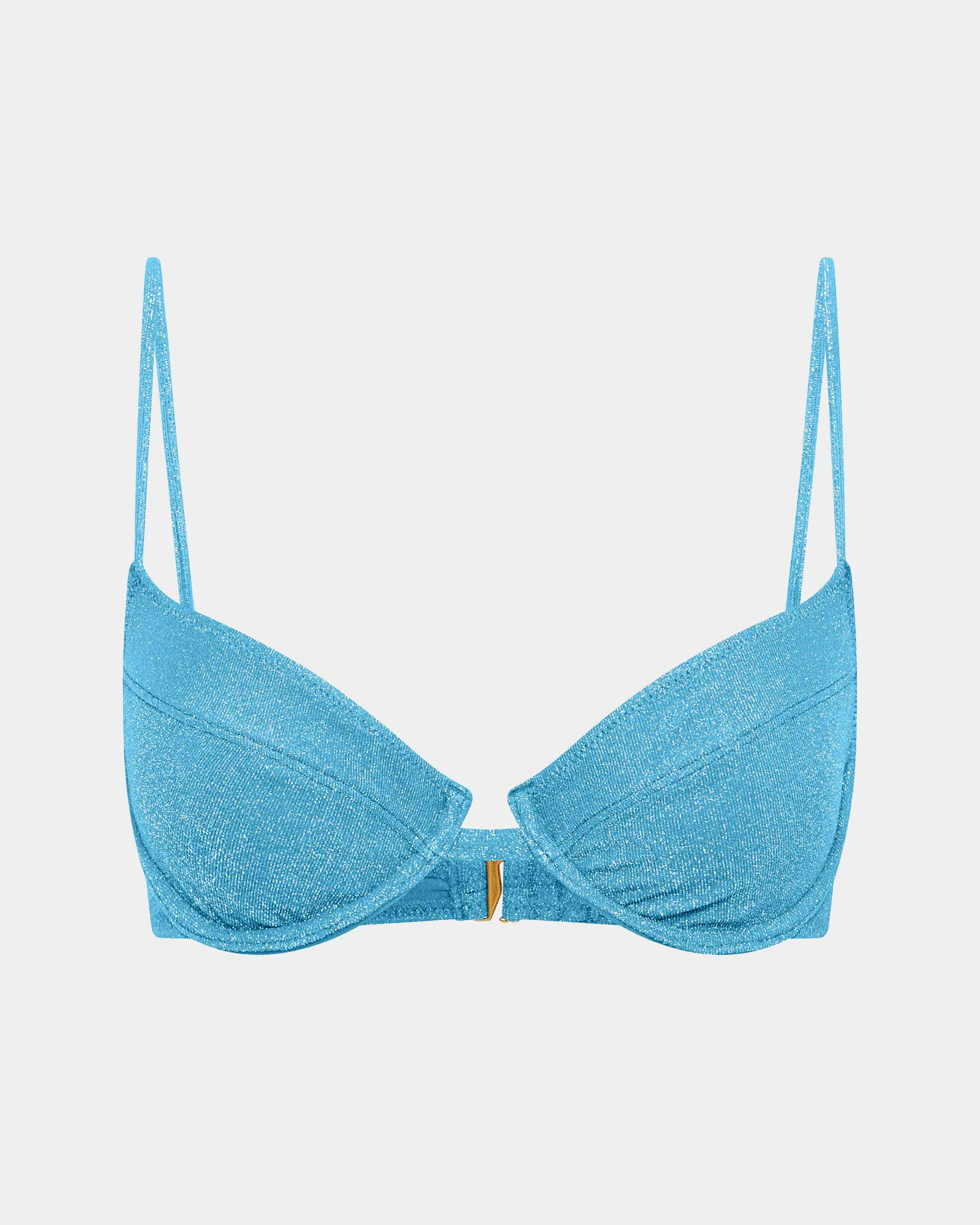 Lurex Underwire Bikini Top - Image 2