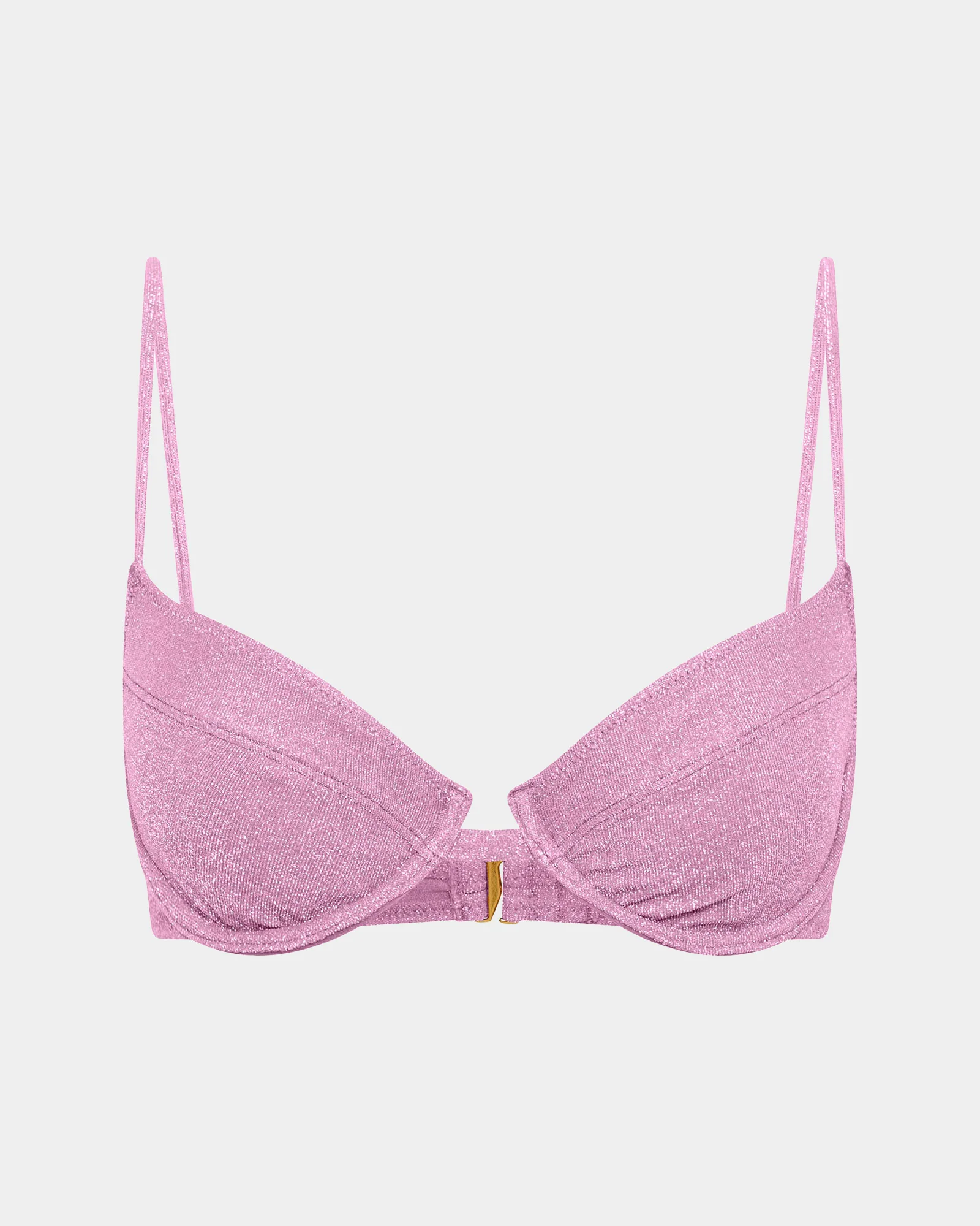 Lurex Underwire Bikini Top - Image 3